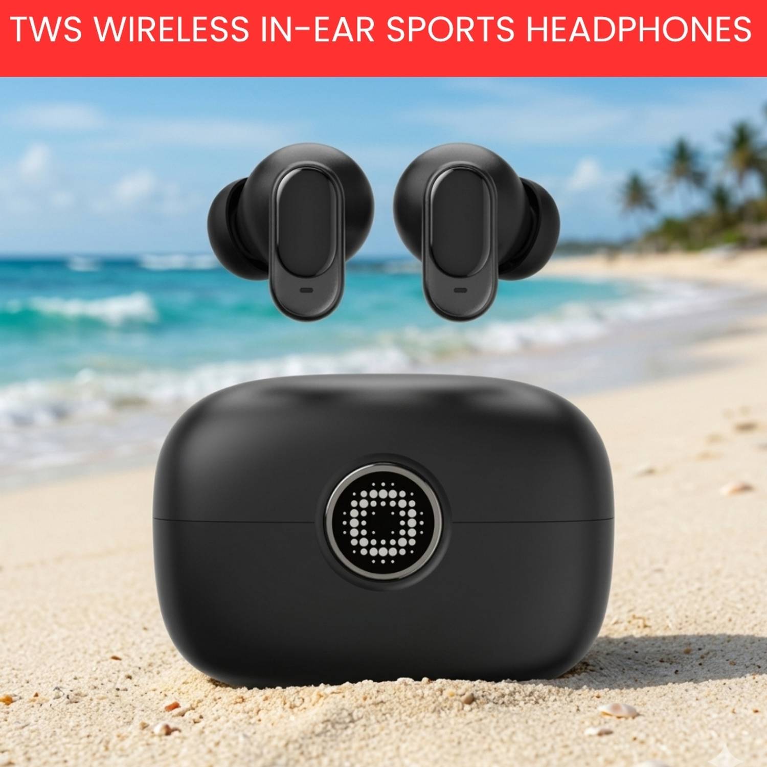 SACRO Bluetooth Wireless TWS Earbuds With ENC Noise Reduction, HD Sound QualityMI383 Bluetooth