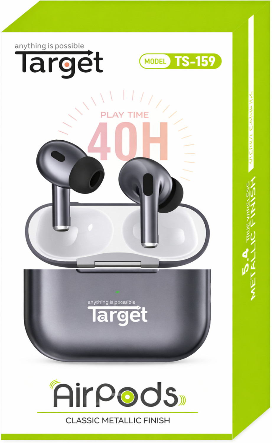 Image of Target TS-159 Bluetooth Earbuds with Mic, Touch Controls with Silicon Cover Bluetooth