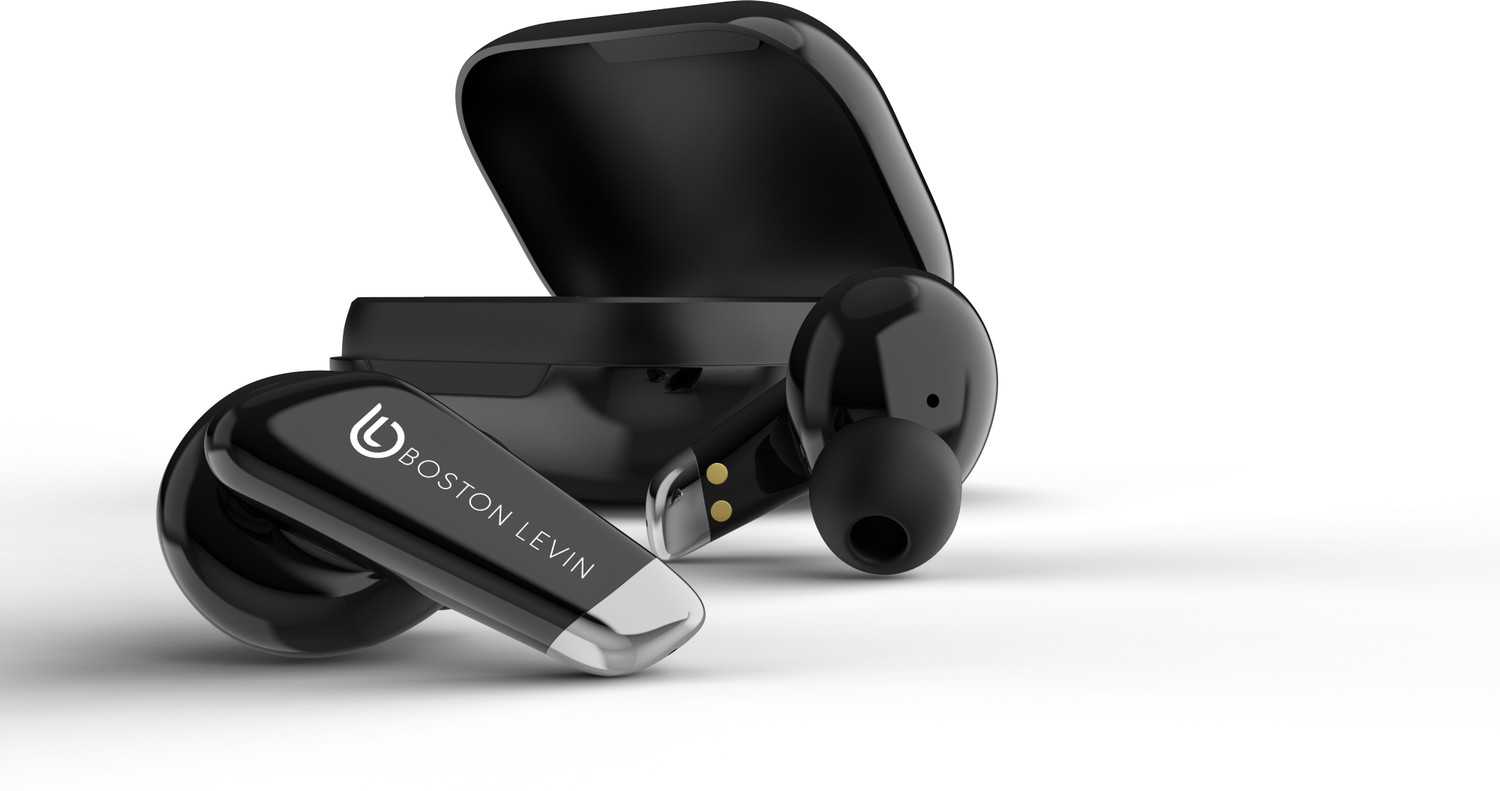 Image of Boston Levin Storm 9 Bluetooth TWS, Truly Wireless Earbuds, Bluetooth V5.2, IPX5 - Black Bluetooth Gaming