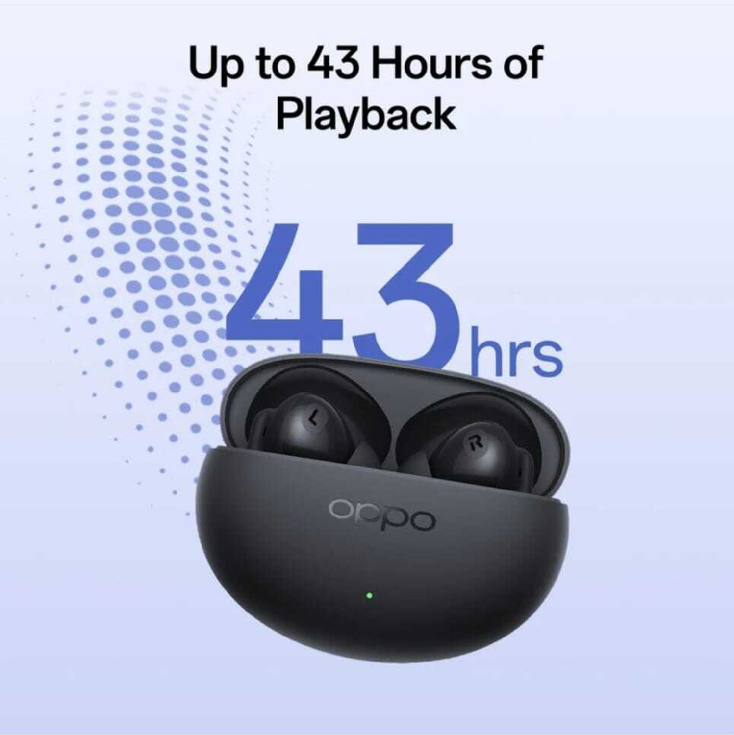 Image of OPPO Enco Buds3 Pro++ with ANC Bluetooth Headset (Midnight Black, True Wireless) Bluetooth