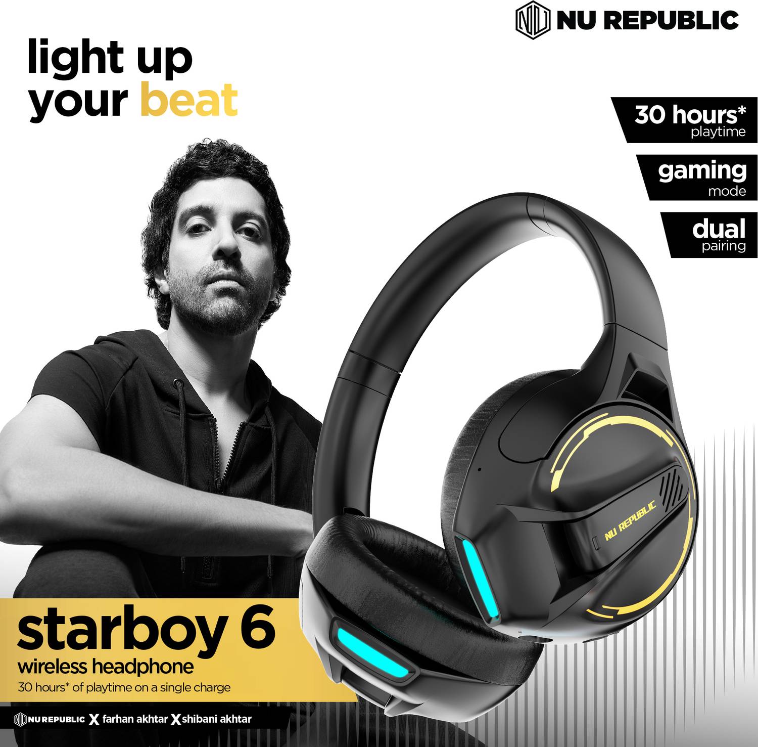 Nu Republic Starboy 6 Bluetooth Headphones - Image 2