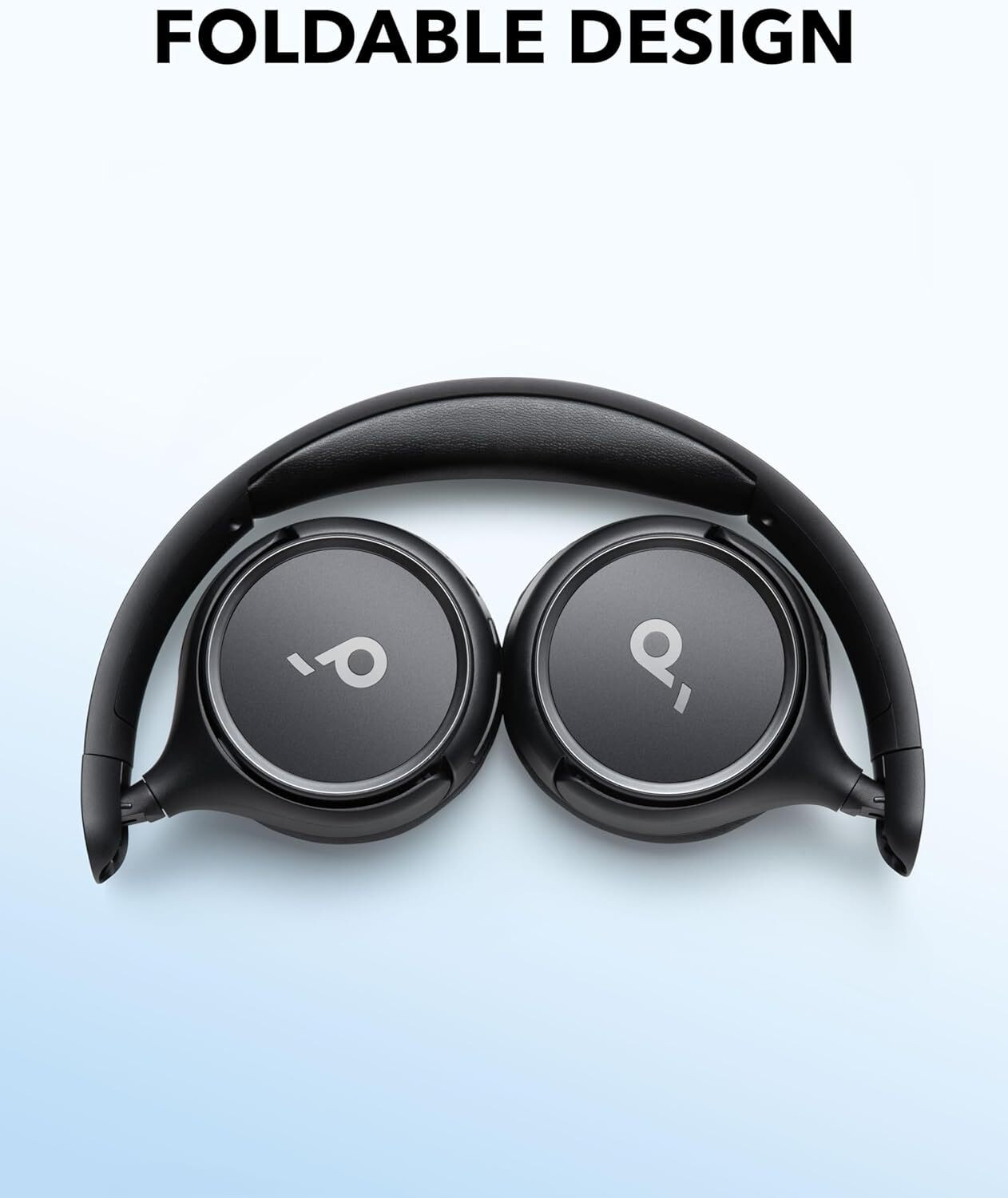 Image of soundcore by Anker H30i OnEar Headphone with 40mm pure bass drivers,70 Hrs battery,Dual connection Bluetooth