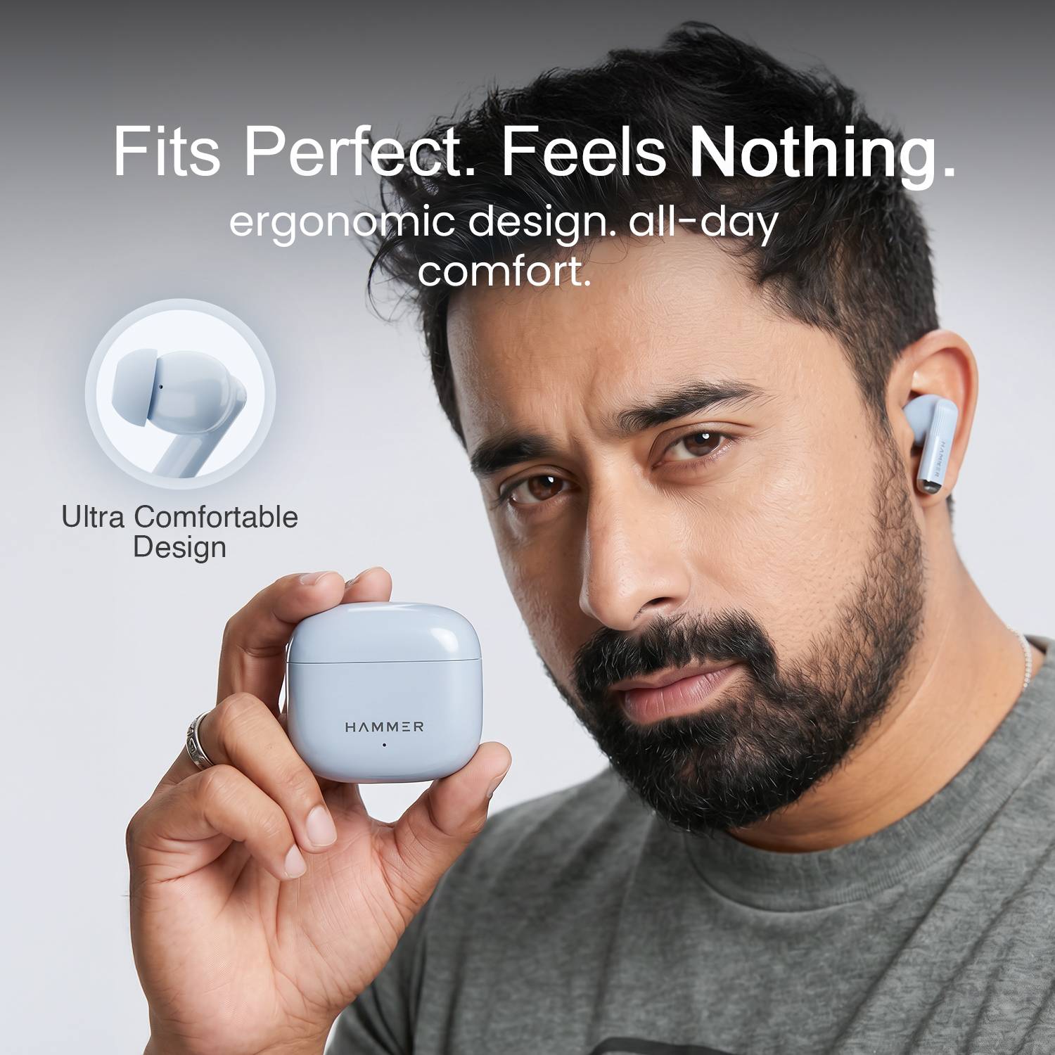 Hammer Solo Earbuds with 80H Playtime, 13mm Titanium Driver - Image 5