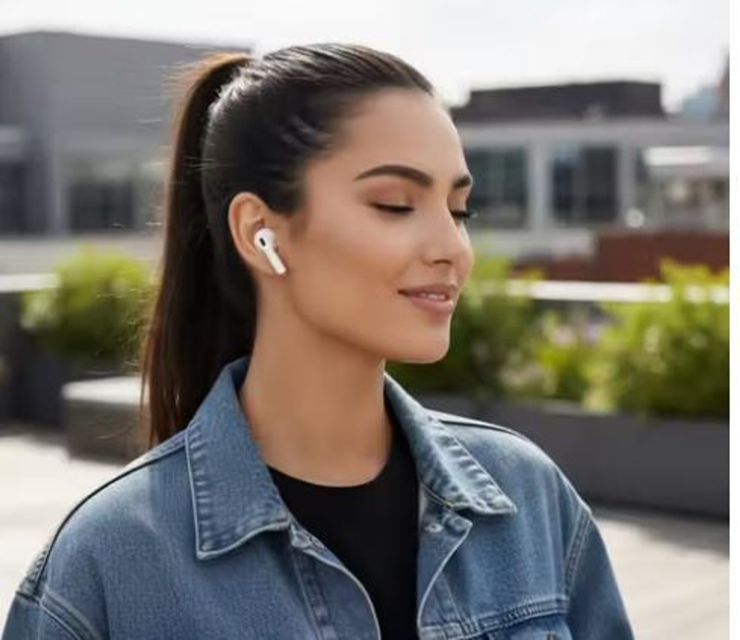 Image of GWALBROS TWS AIPRODS WHITE Earbud Bluetooth Headphone With Mic V.HA08 Bluetooth