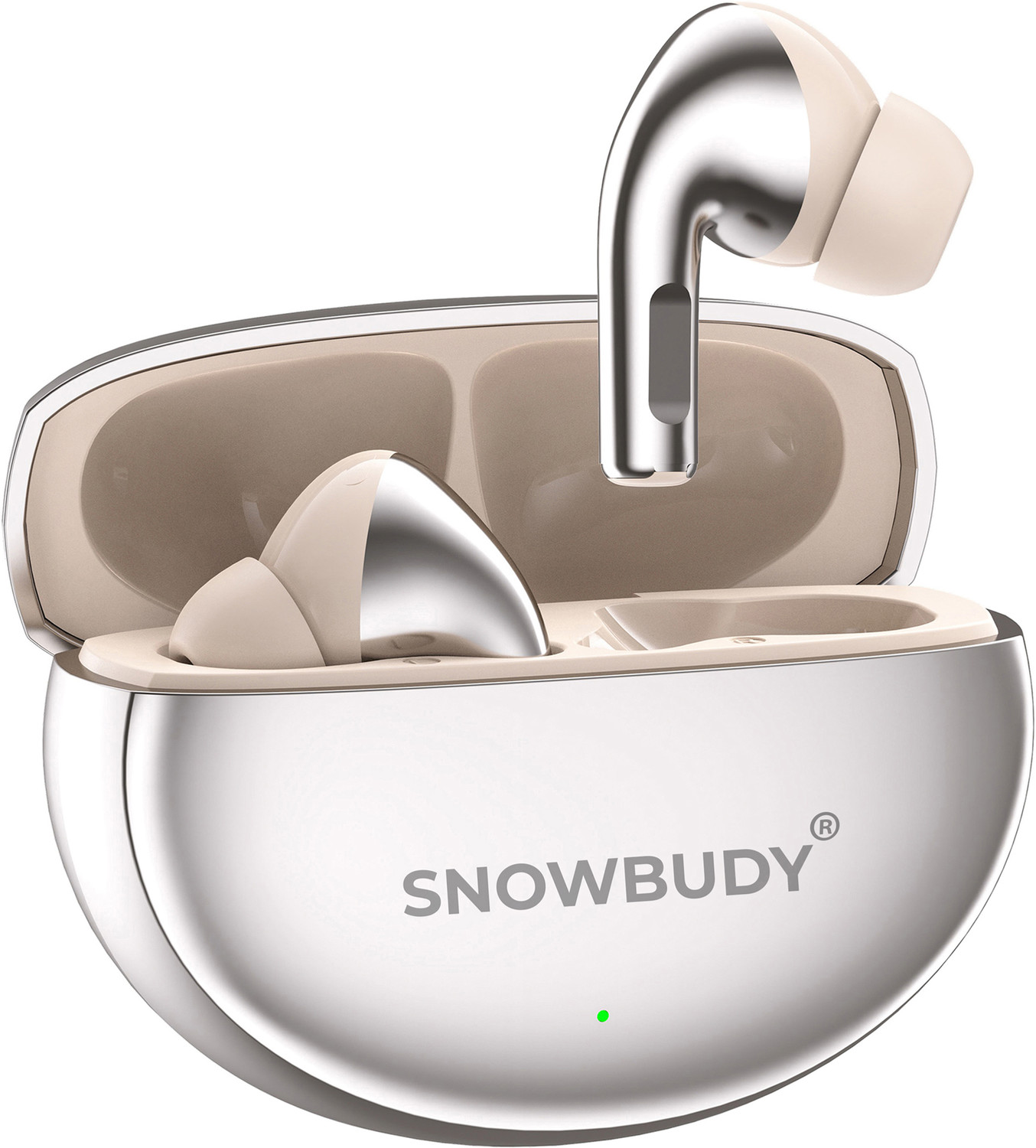 Image of snowbudy Nord 4Pro True Wireless Earbuds with Dual Mic & AI Crystal Clear Call-9 Bluetooth Gaming