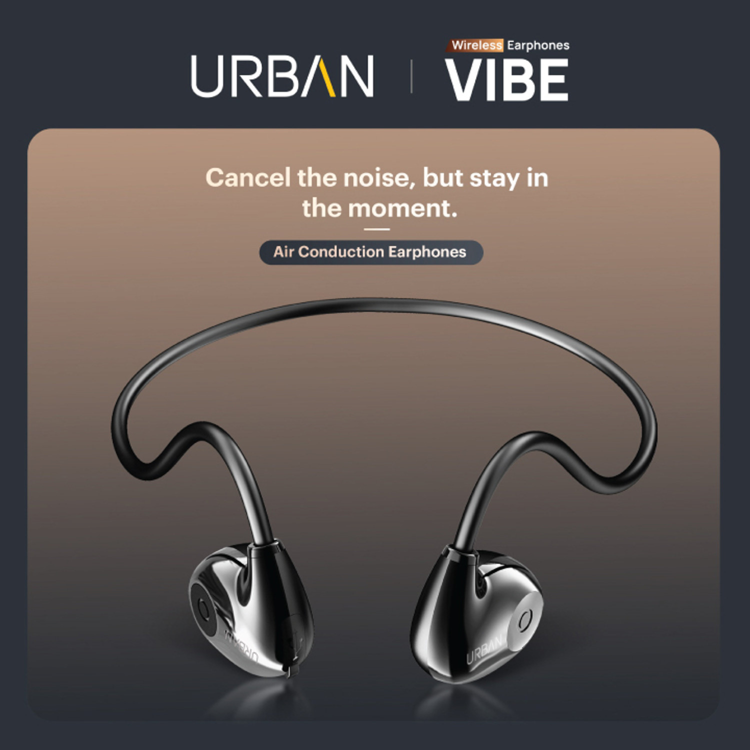 Image of Urban Vibe Air Conduction Open-Ear Wireless Neckband Bluetooth Gaming