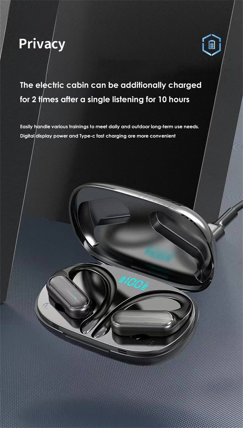 Seashot A520 Sports Bluetooth Earbuds - Image 3