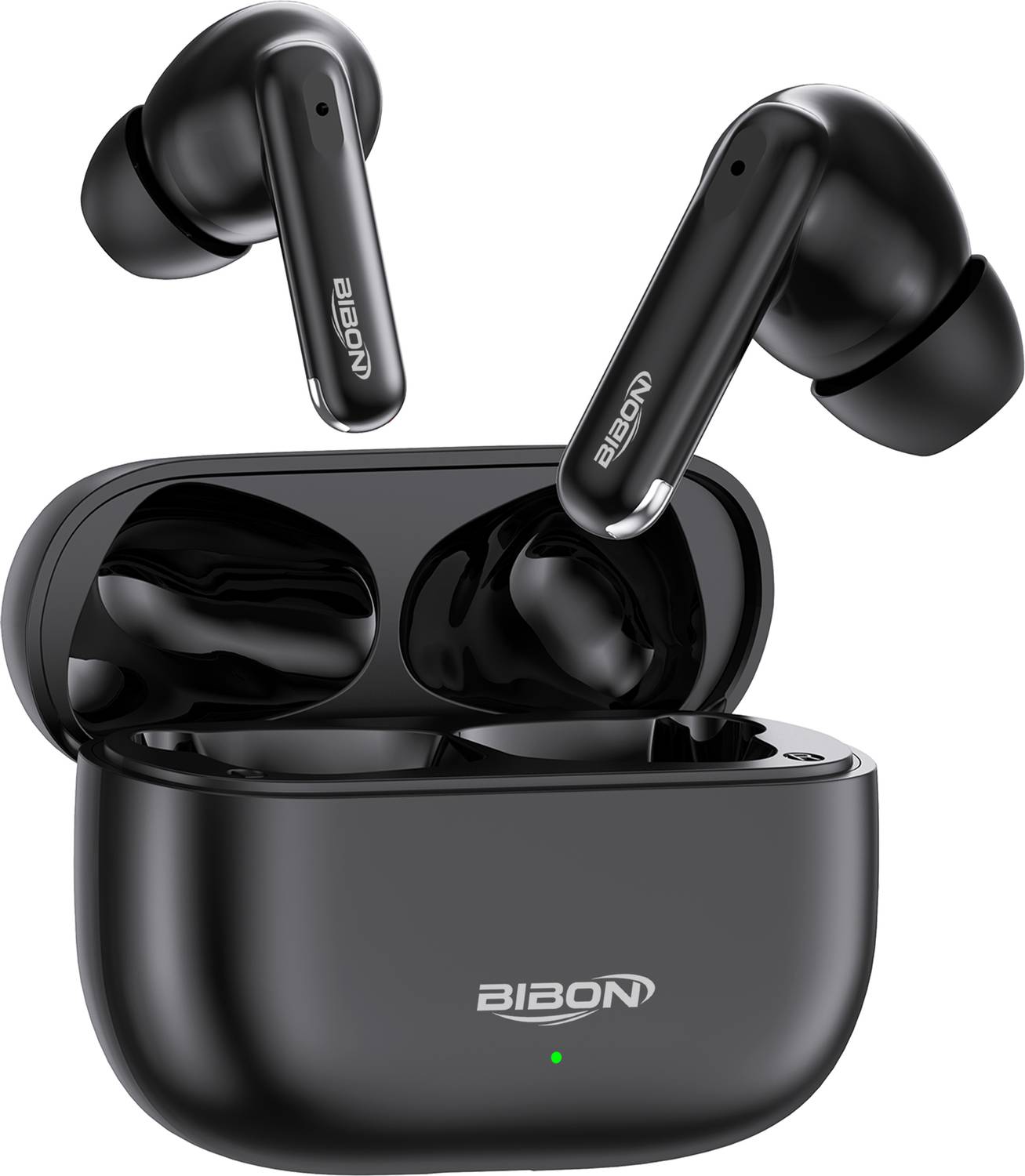 BiBon T310 True Wireless Earbuds ANC, 12.4mm Bass, 50Hr Playback, Low Latency [BK3] Bluetooth