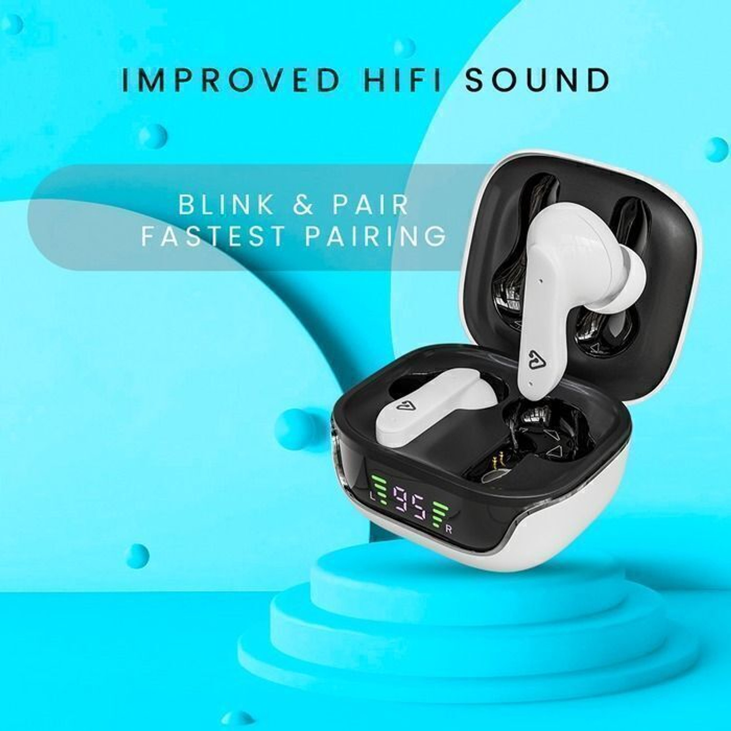 Image of Tunez E03 True Wireless Earbuds | 3C Fast Charging Bluetooth