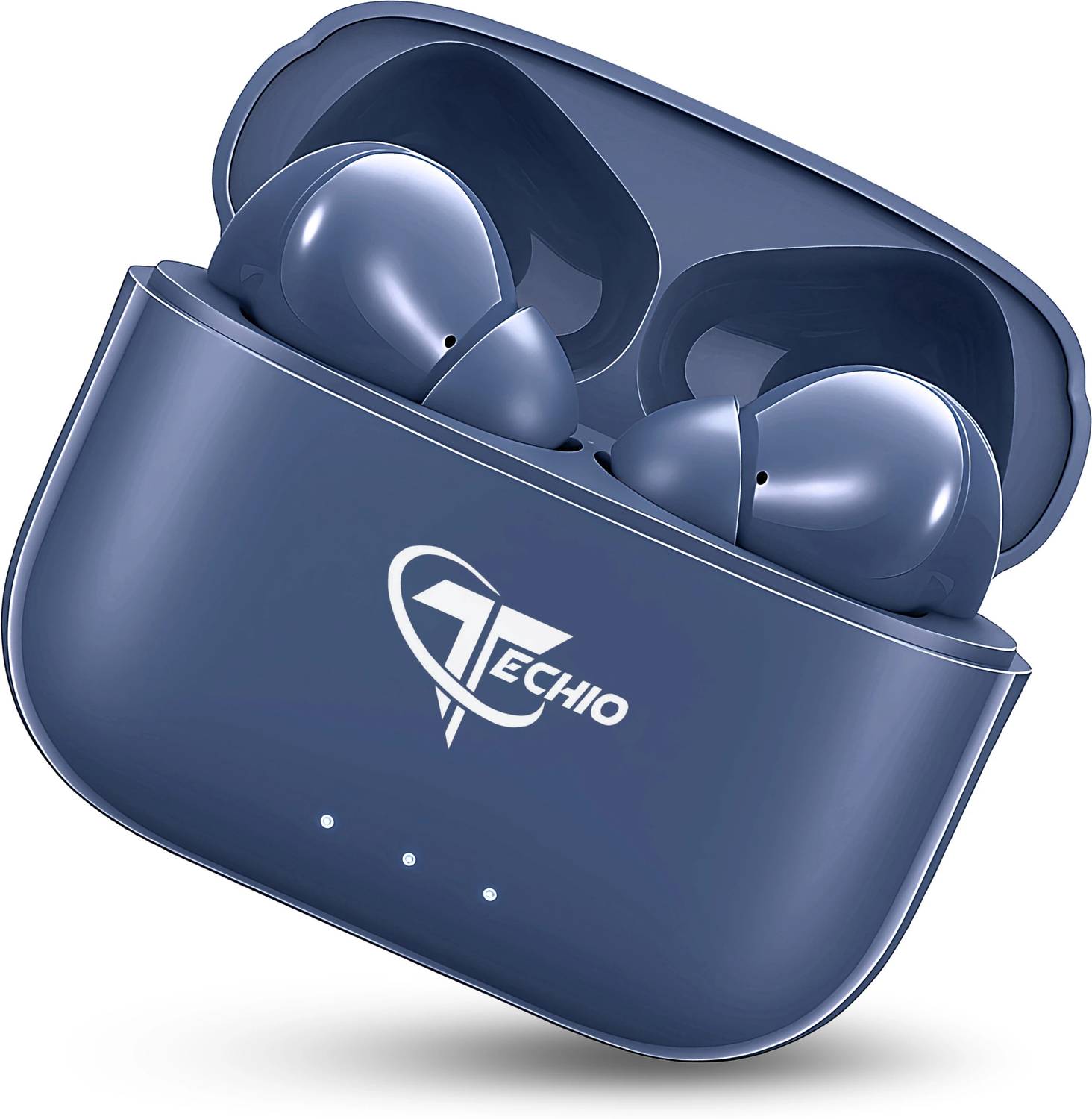 TECHIO BoomFlex Wireless Earbuds with 13mm Drivers, Gaming Mode & Smart Touch Bluetooth
