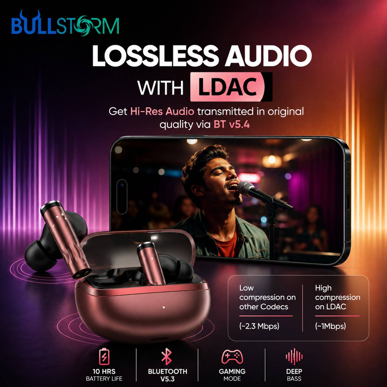 BULLSTORM Voltiq 729 Earbuds - Image 3