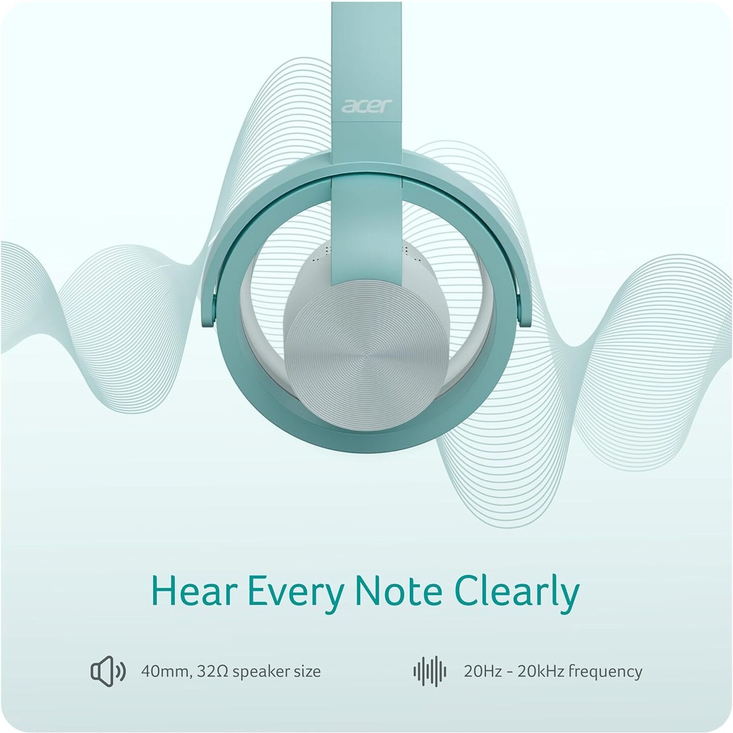 Image of Acer FreeBeats Wireless Headphones Bluetooth
