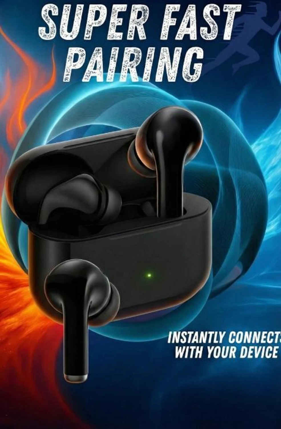 Image of allons TWS Bluetooth Earbuds Black Edition Pro Touch Control,Fast Pairing ,Compact A236 Bluetooth