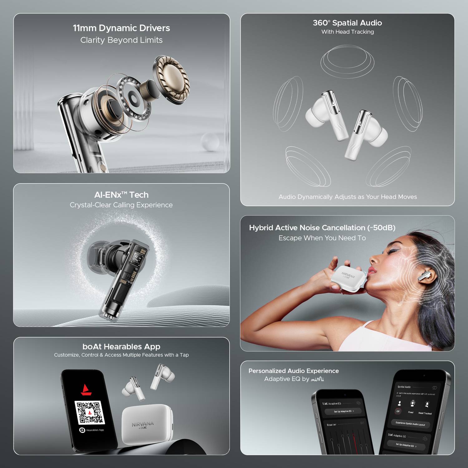 boAt Nirvana Ivy 360 Spatial Audio Earbuds - Image 2
