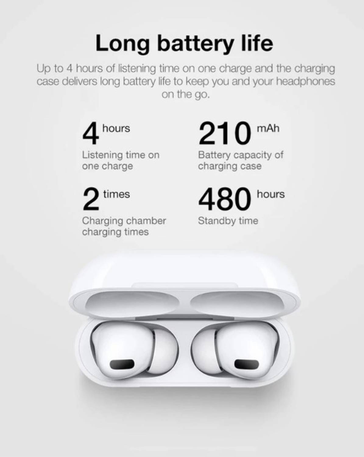 velnix AirPox Pro 2 Style Earbuds - Image 3
