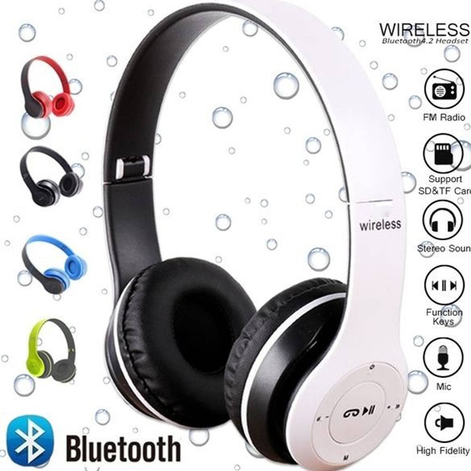TABARET Best Buy Headphone Multifunctional Stereo Wireless Blueto
