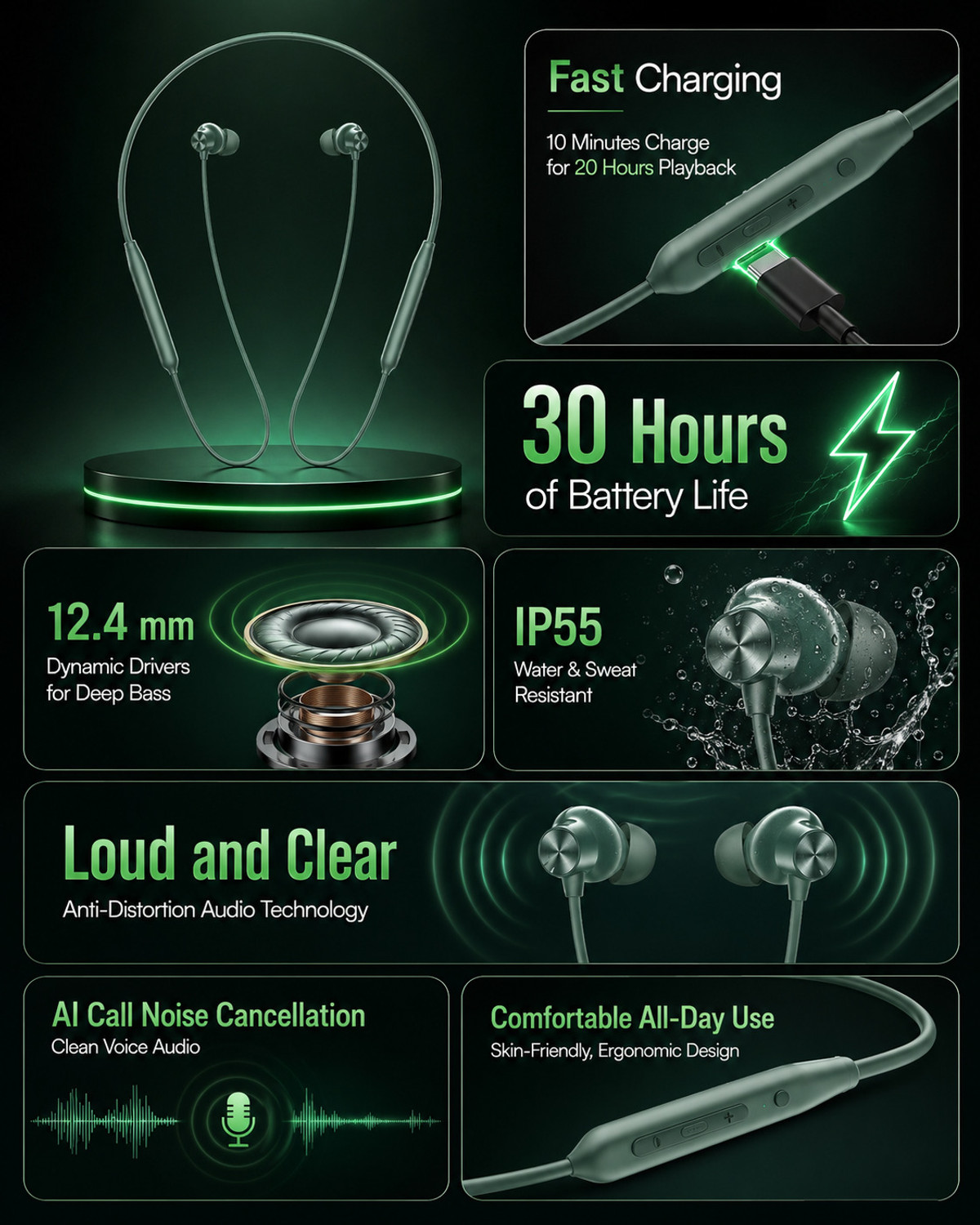 Image of myxes Wireless M60 Earphone Bluetooth 5.3 with Voice Assistant Bluetooth