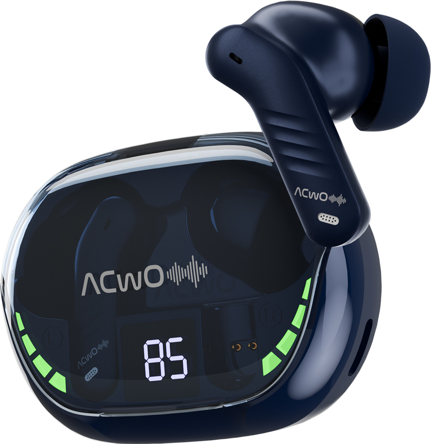 Image of ACwO DwOTS 565, 40ms Game Mode, 55Hrs Playtime, up to 32dB ANC, 10mm Drivers Bluetooth Gaming