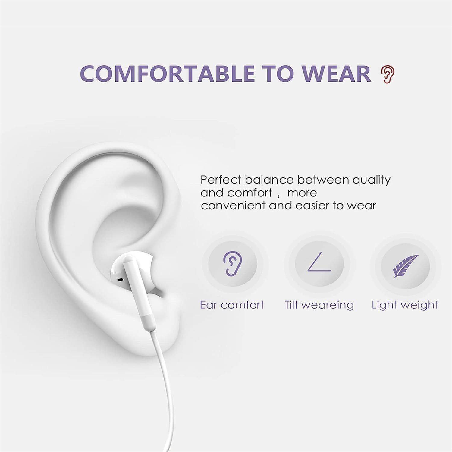 AJM Wired Type C Earphones - Image 2