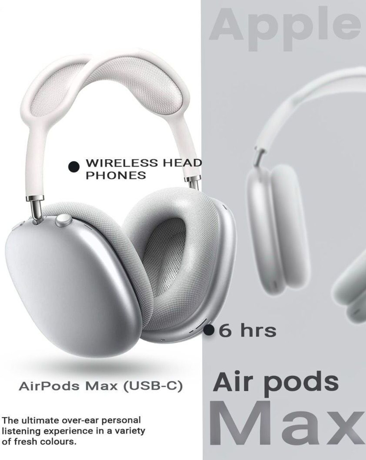 Image of SOUNDBUZZ Airwave Max Headset White Colour Bluetooth