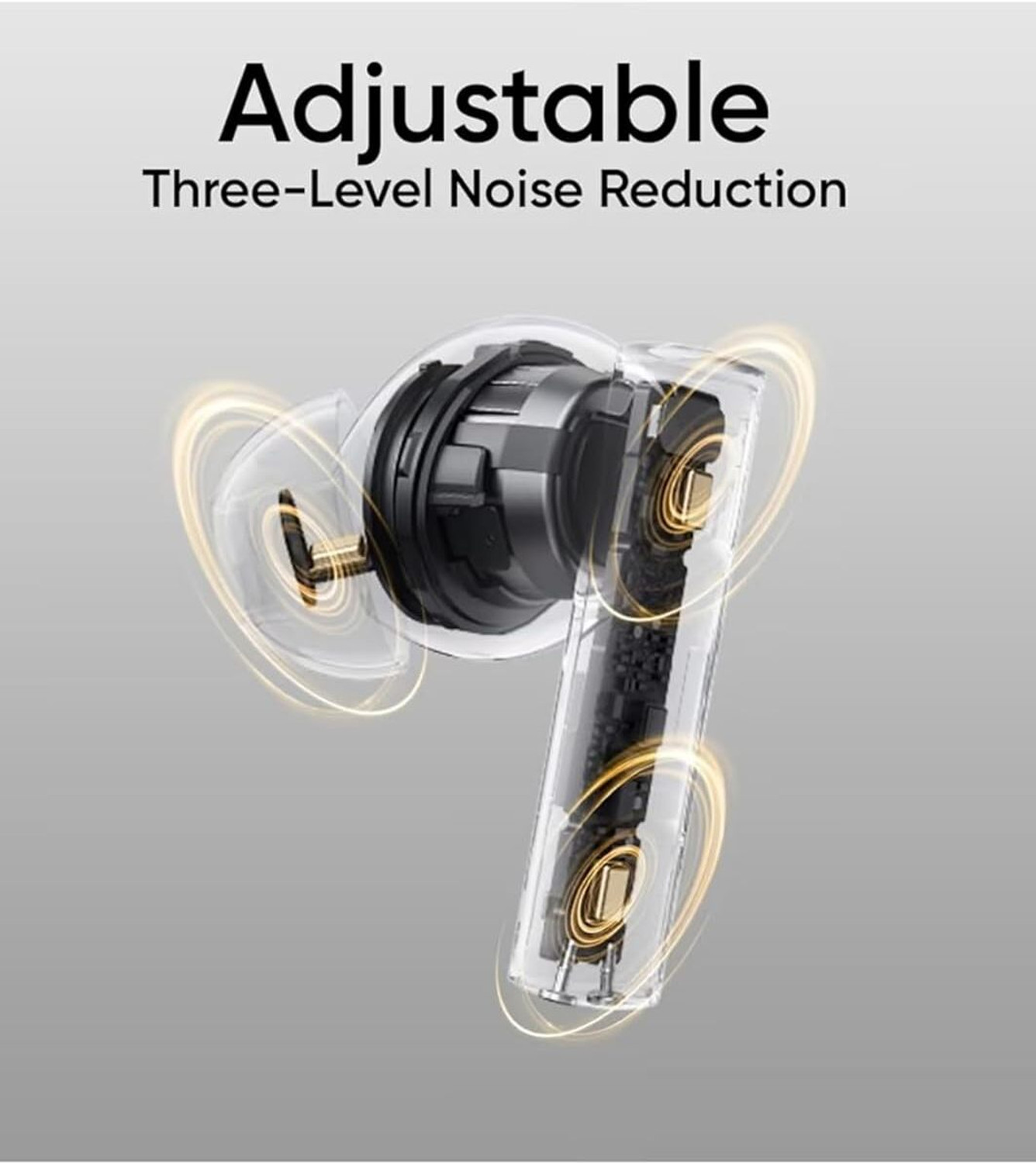 Image of Facelift for realme Buds T310 Earbuds 46dB ANC |2.4mm Dynamic Bass Driver Bluetooth