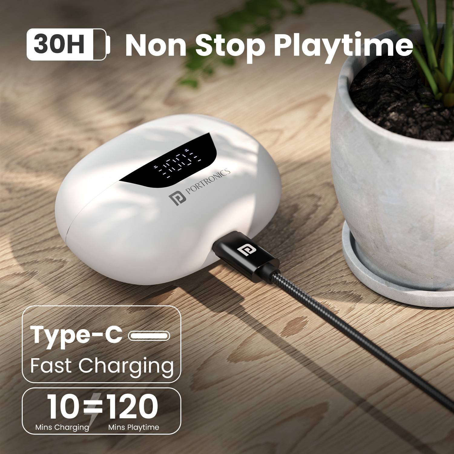 Portronics Harmonics Twins 28 in Ear Earbuds - Image 5