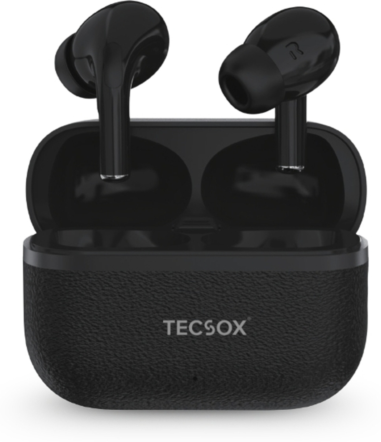 Image of TecSox Moon True Wireless Earbuds Deep Bass, Bluetooth 5.3 & IPX4 Bluetooth