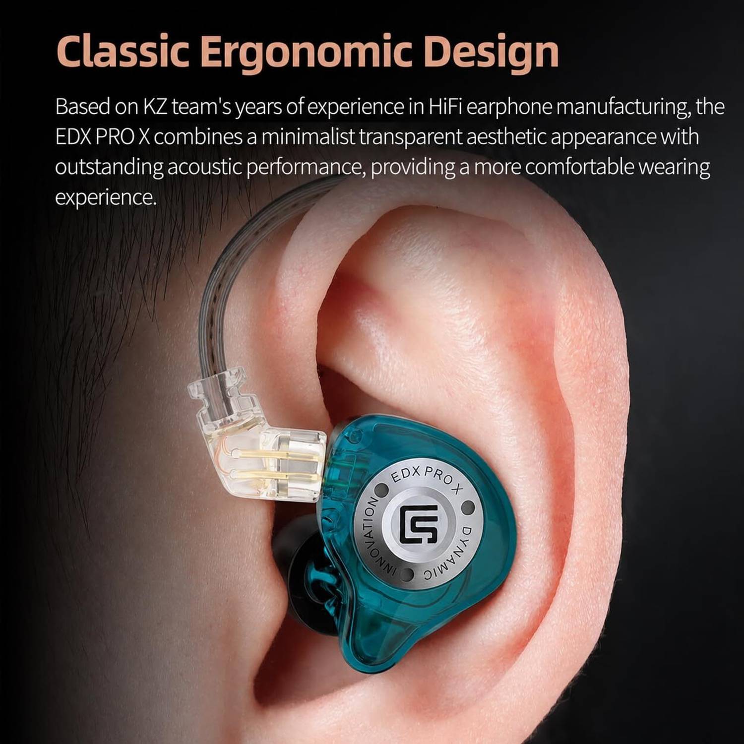 CASON KZ EDX Pro X IEM Wired Earphones - Image 5