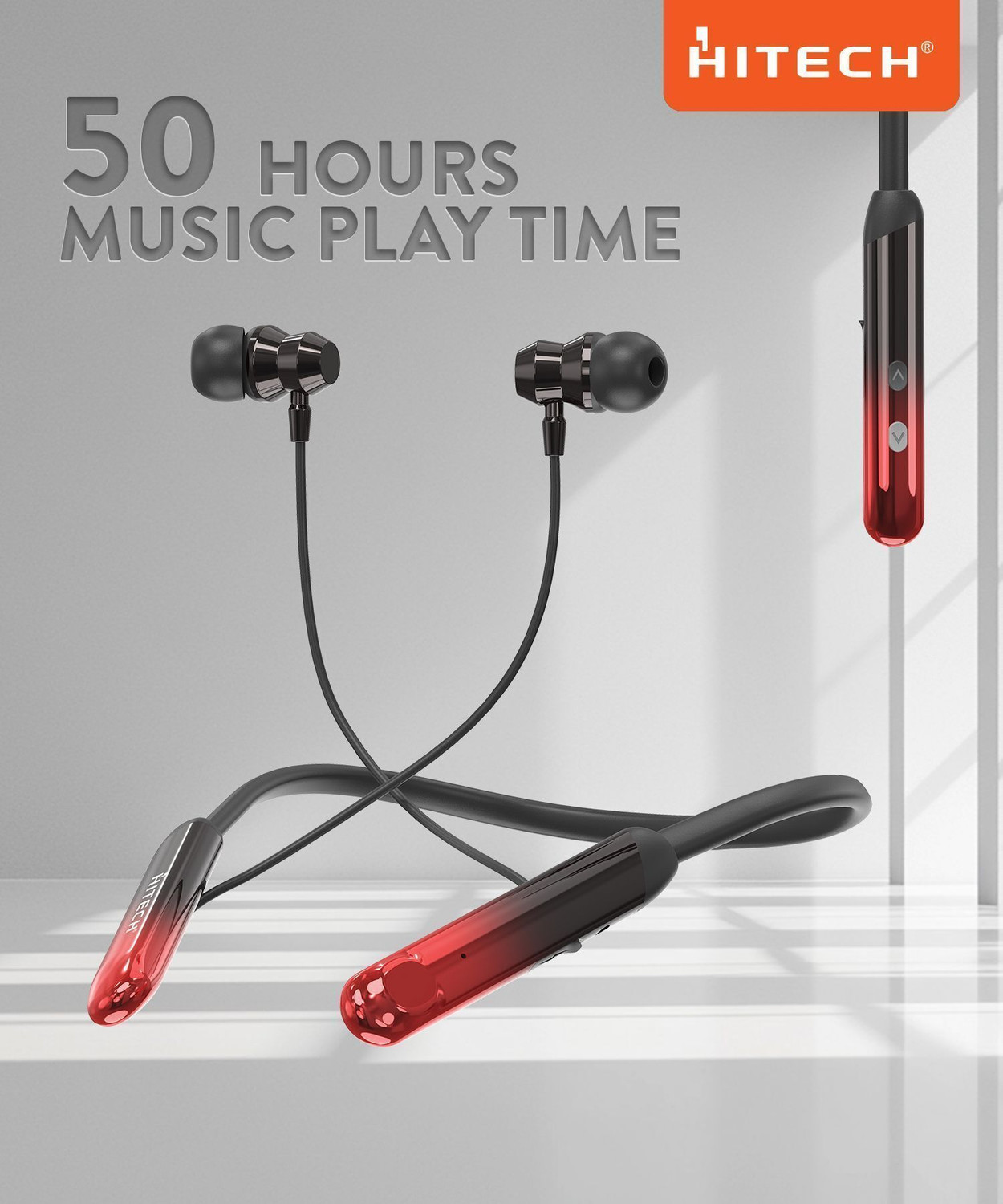 Image of HITECH HT-56 FUSION-BLACK Bluetooth & Wired