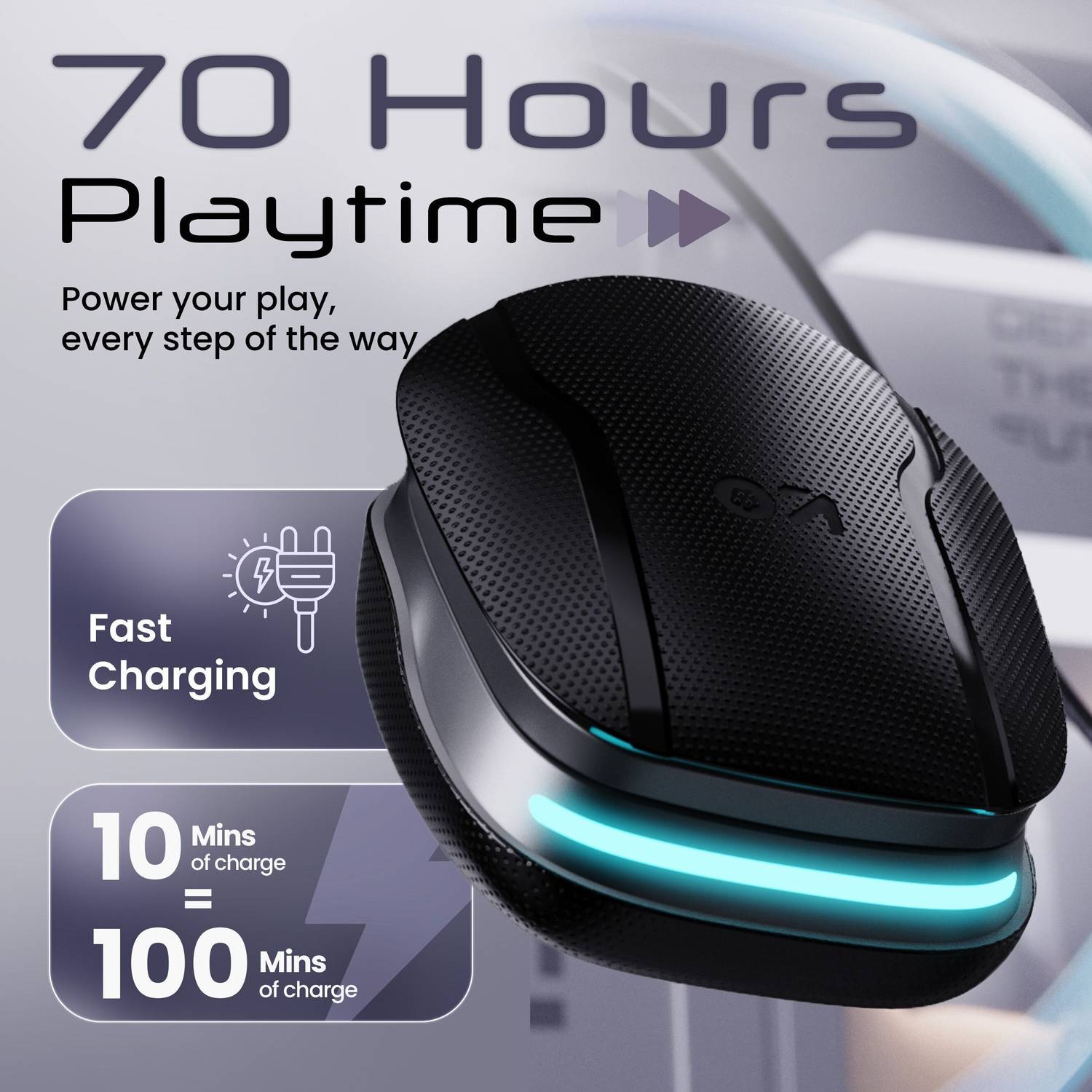 GOBOULT Astra Neo 70Hrs Bluetooth Gaming Earbuds - Image 3