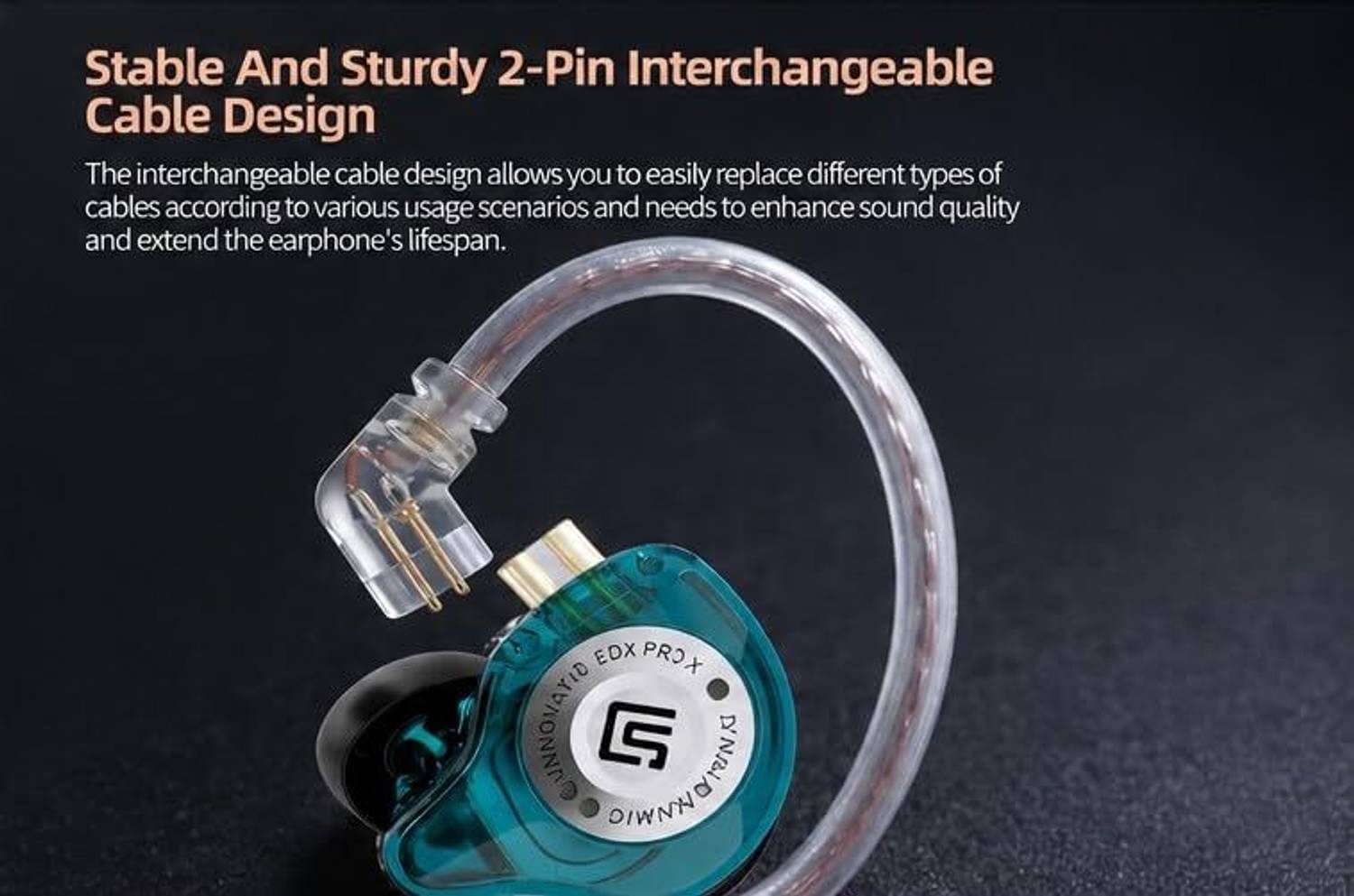 CASON KZ EDX Pro X IEM Wired Earphones - Image 4