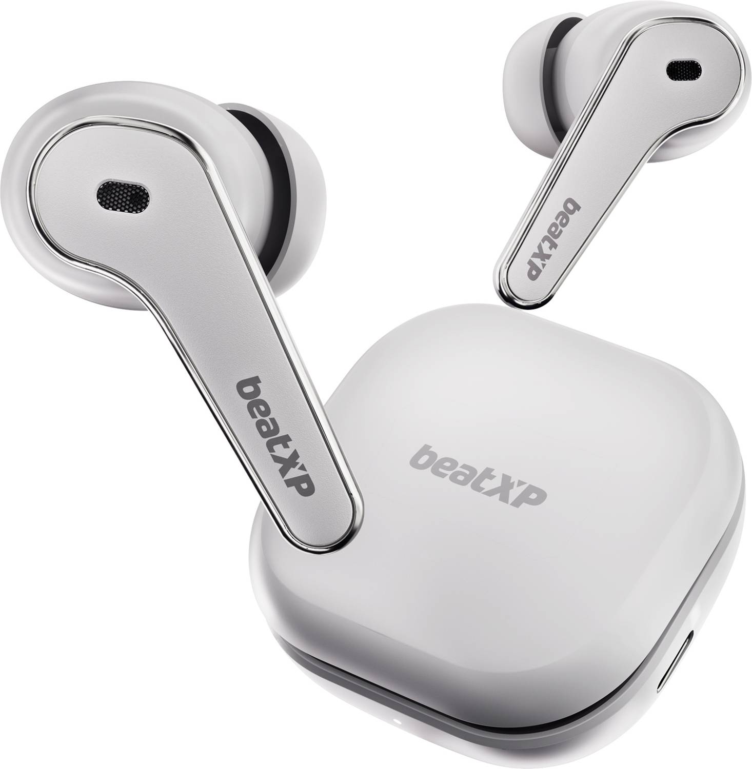 beatXP Echo XPods with 70H Playtime, Quad Mic ENC & Gaming Mode Earbuds Bluetooth