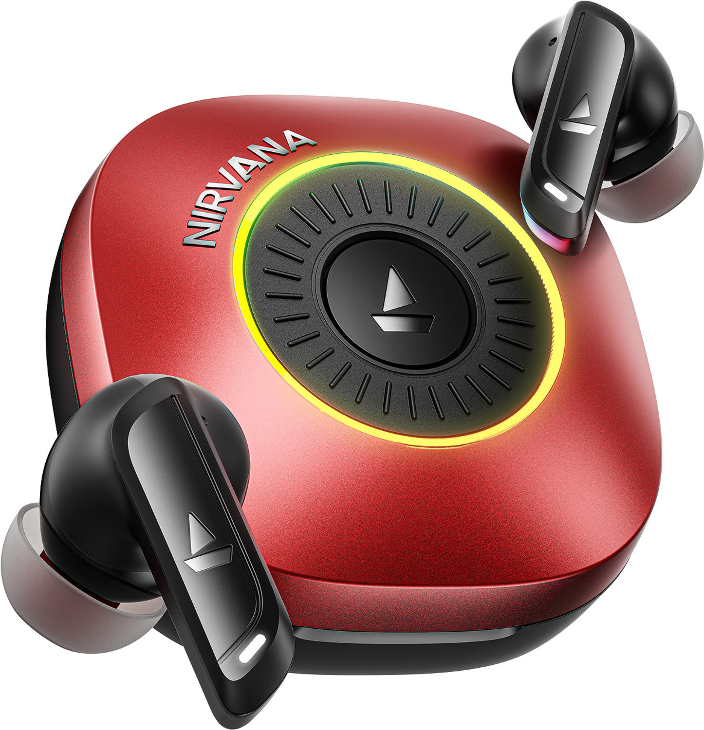 Image of boAt Nirvana Crown, SONIC A.R.C,LEDs, Haptic Feedback, 50dB Hybrid ANC, Spatial Audio Bluetooth