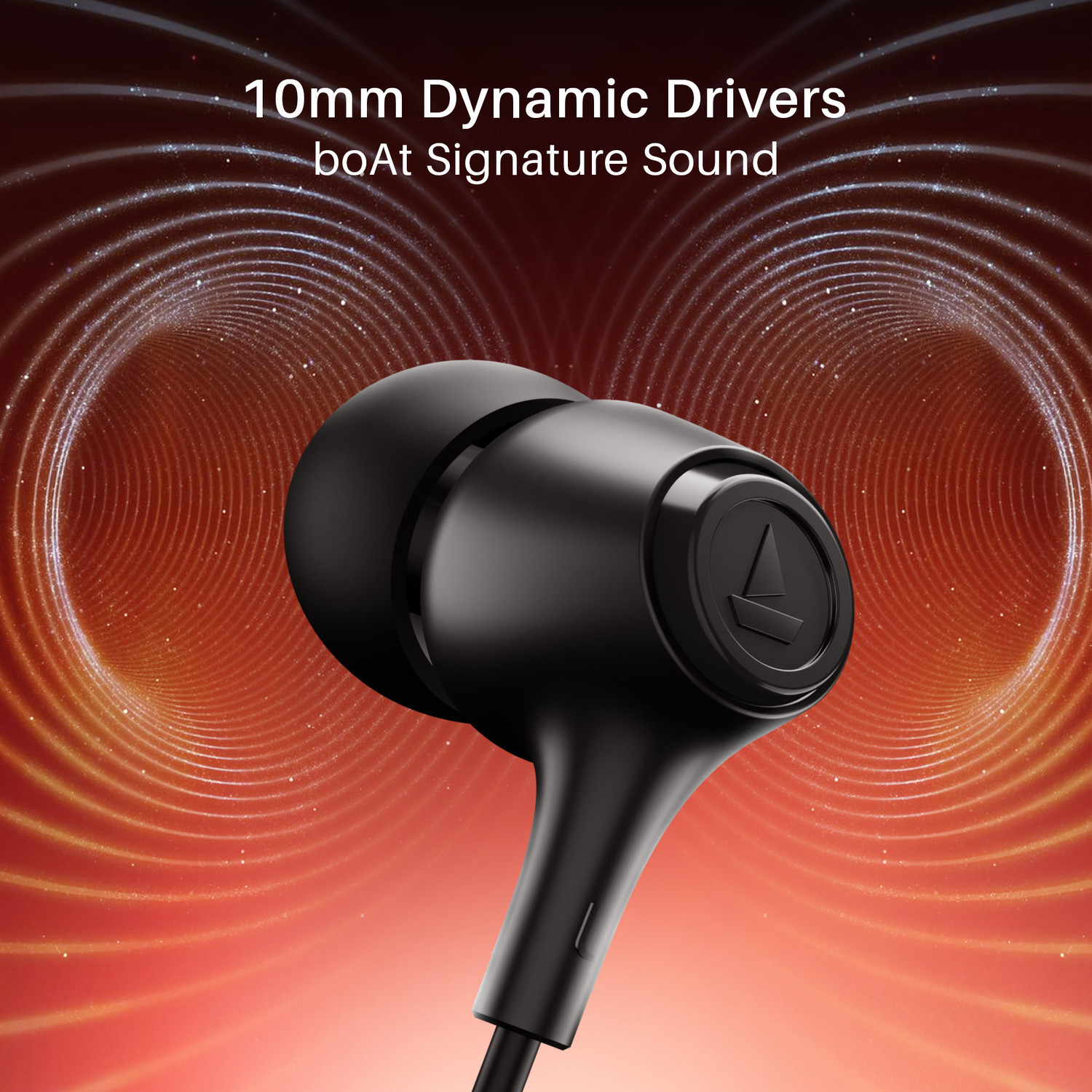 Image of boAt Bassheads 95 Wired(2025 Launch),10mm drivers,In line remote Wired