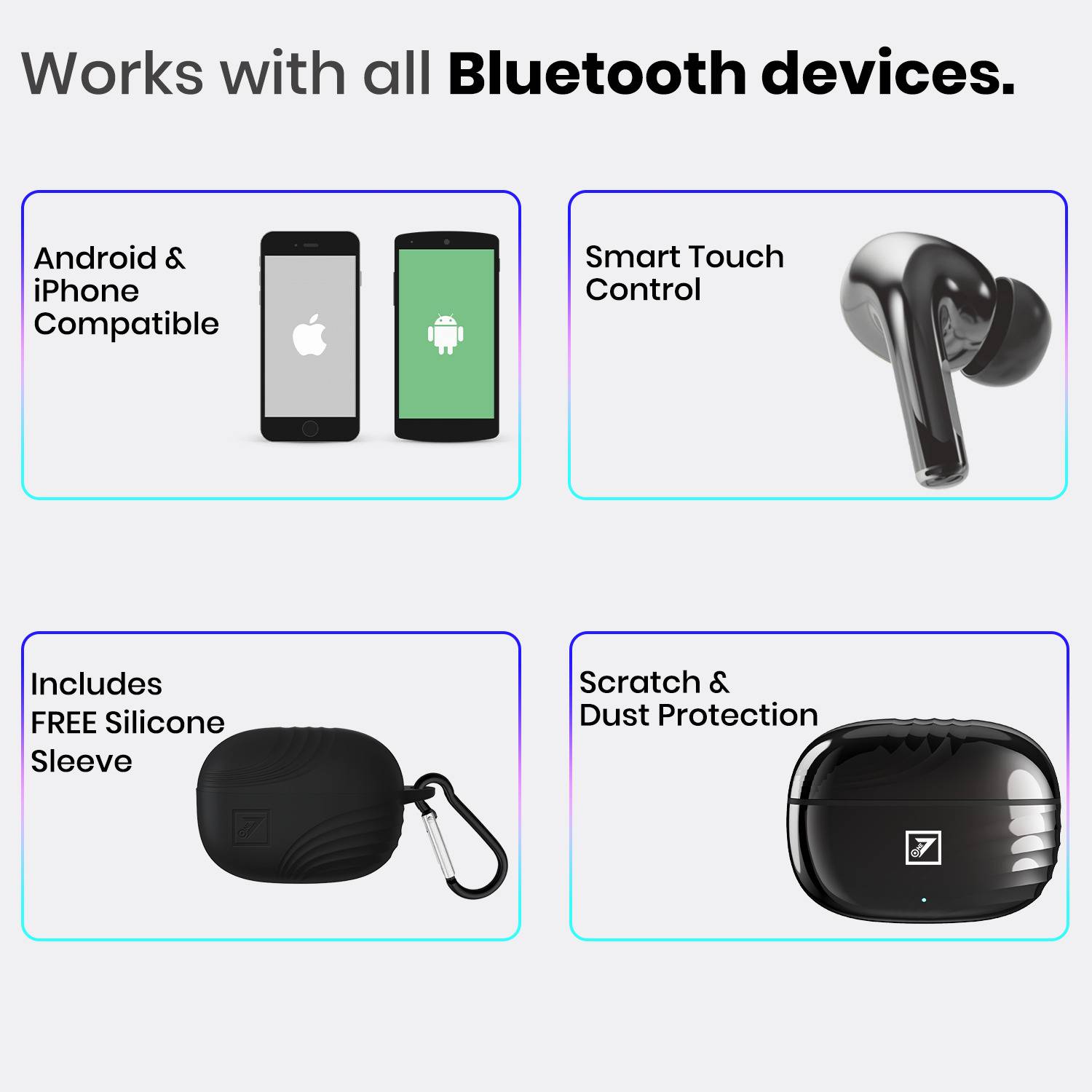 ONE 7 Wireless Bluetooth Earbuds 36H Playtime - Image 5