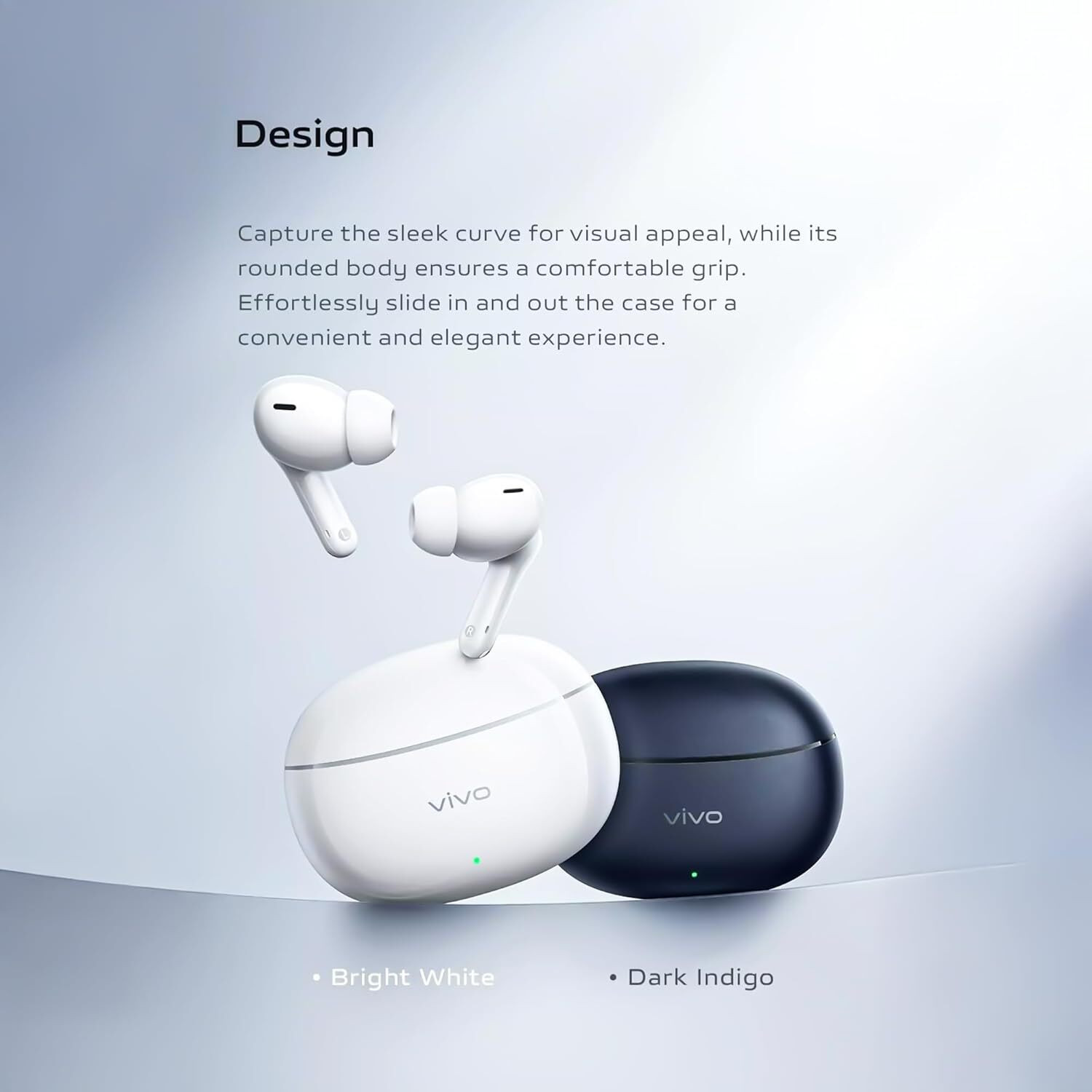 Image of vivo Wireless Bluetooth Headphones, ANC, Noise Cancelling, 42H Battery Life Bluetooth Gaming
