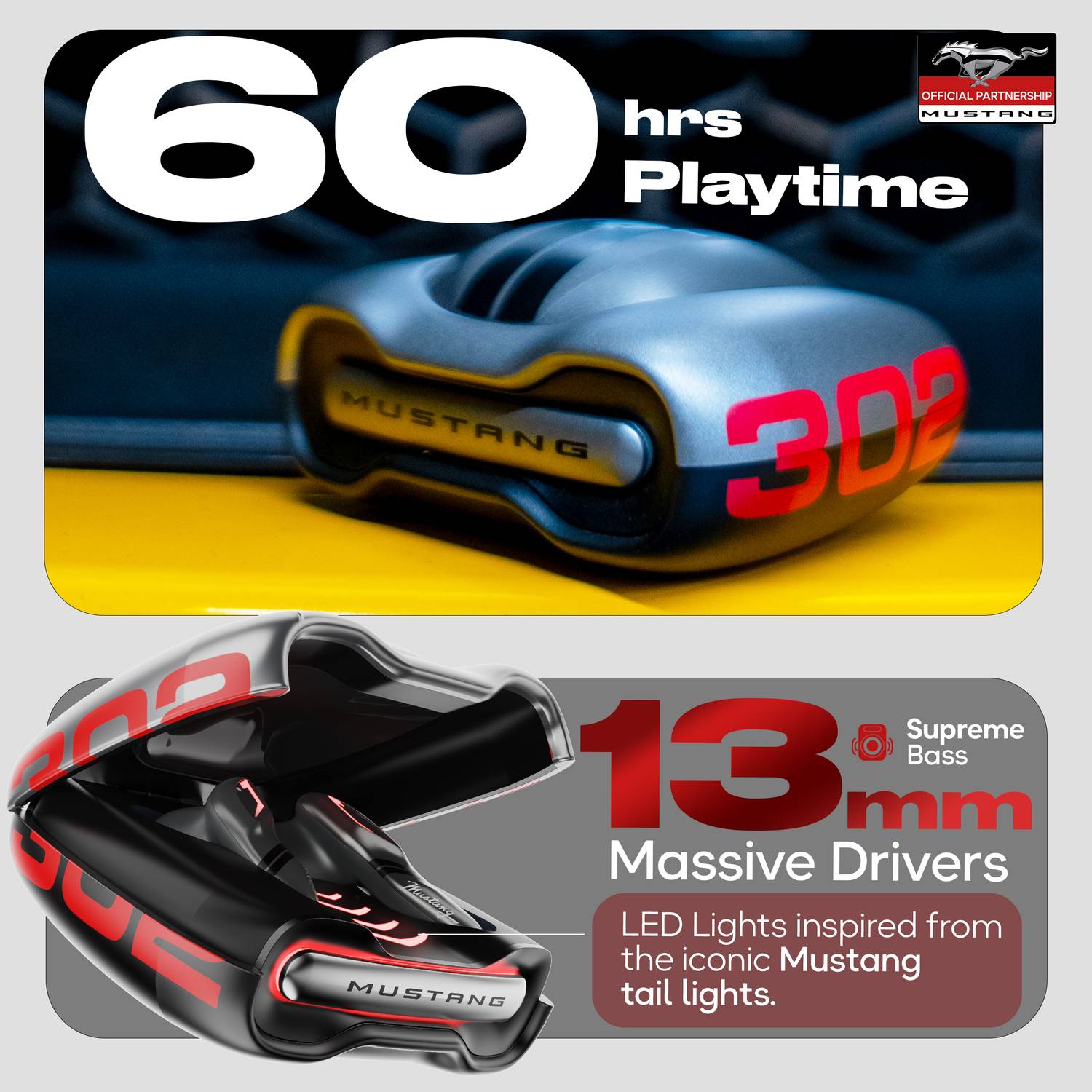 GOBOULT Mustang Torq 60Hrs Bluetooth Headset - Image 5