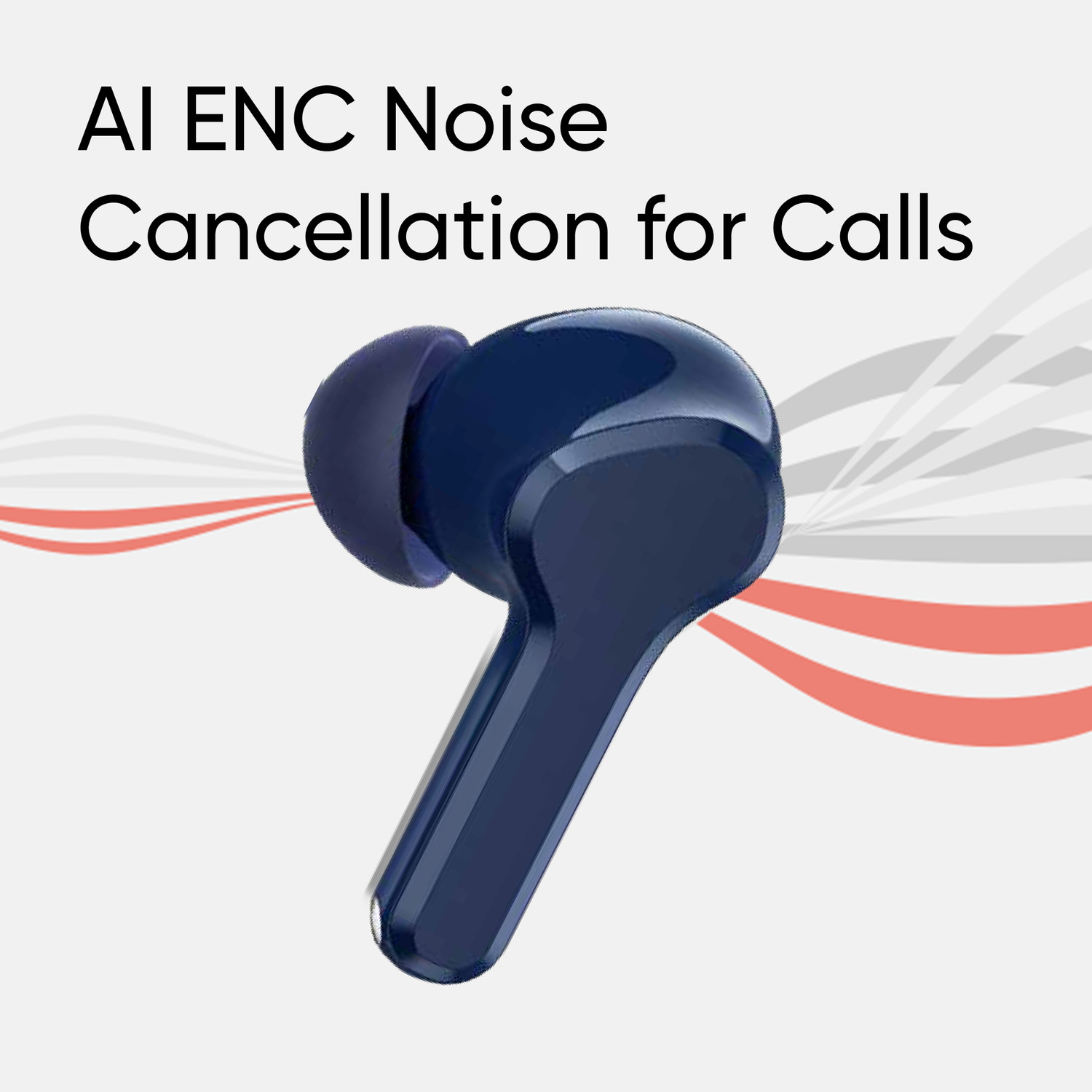 Image of realme Buds T110 with AI ENC for calls, upto 38 hours of Playback and Fast Charging Bluetooth Headset (Blue, True Wireless)