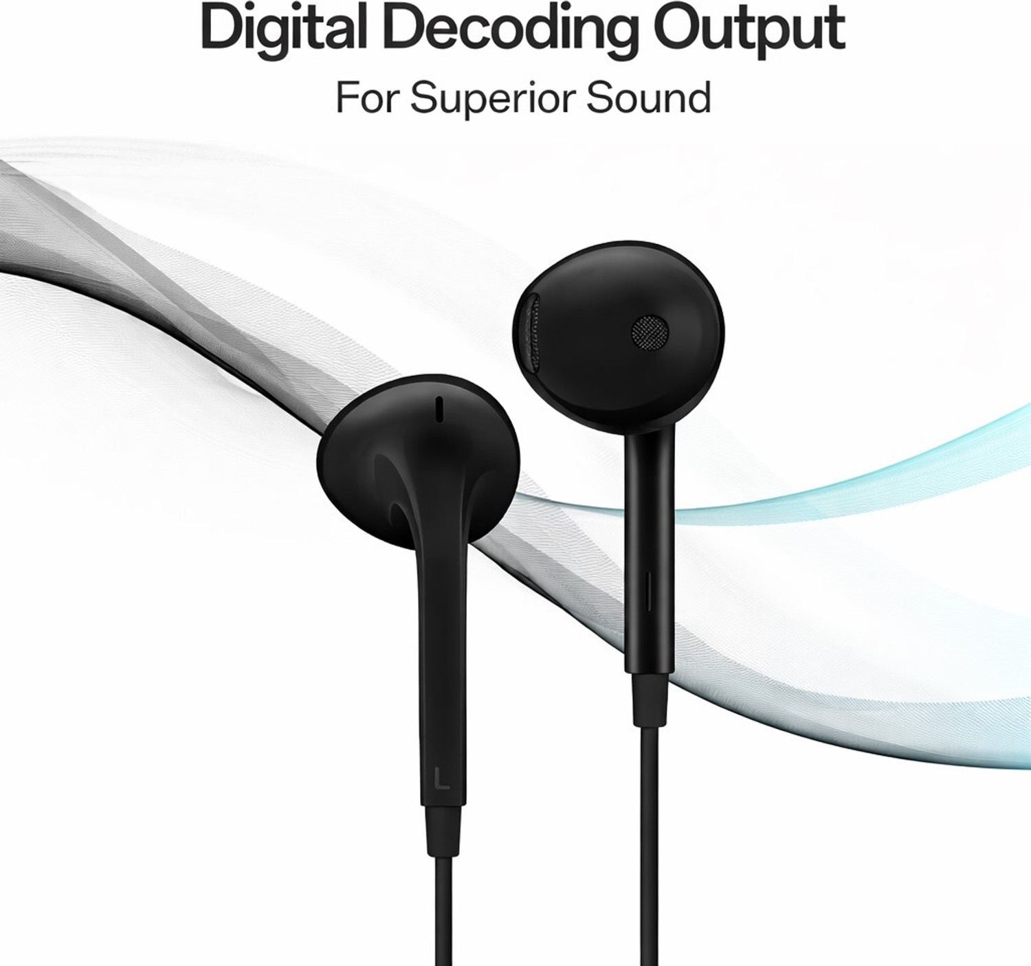 Image of OPPO Type-C Half-in-Ear Wired Earbuds(MH136), 14.2mm Dynamic Coil Wired