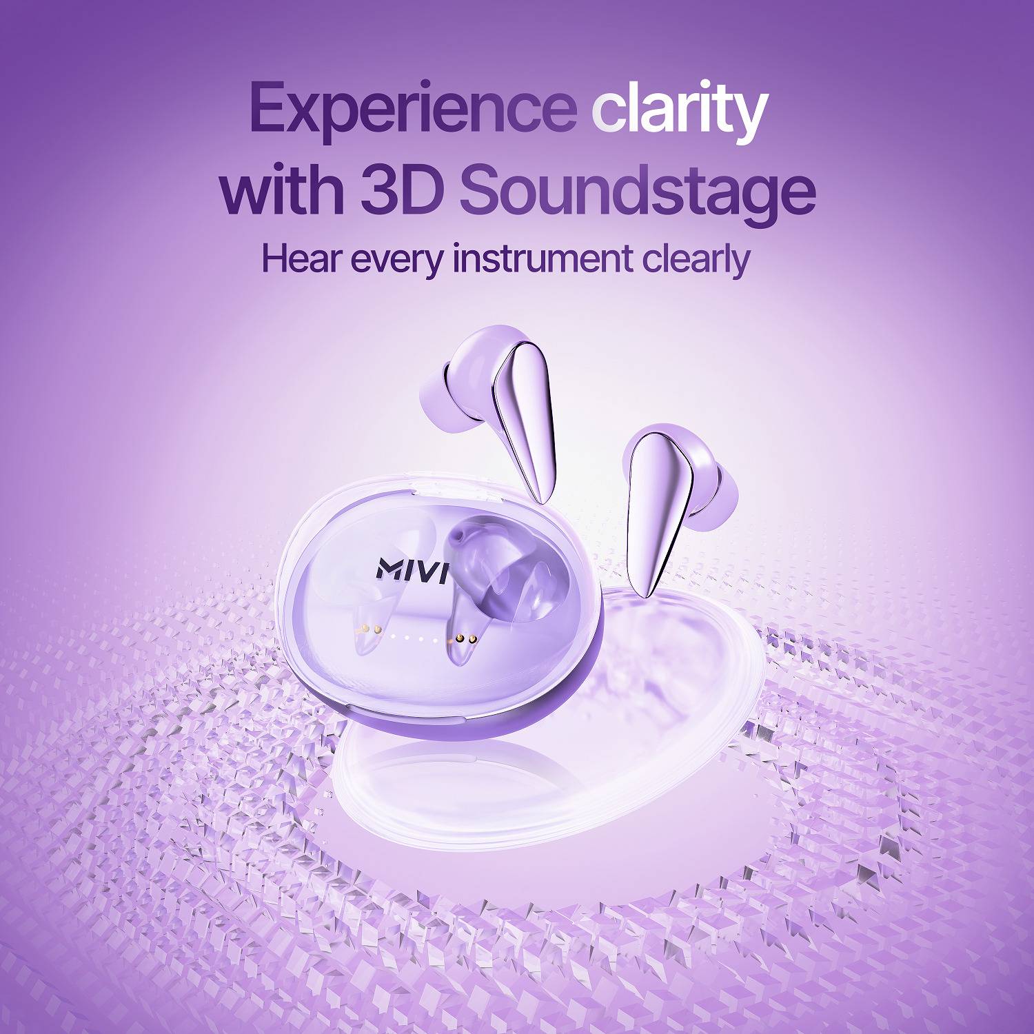 Mivi DuoPods Tune 70H Bluetooth Earbuds - Image 3