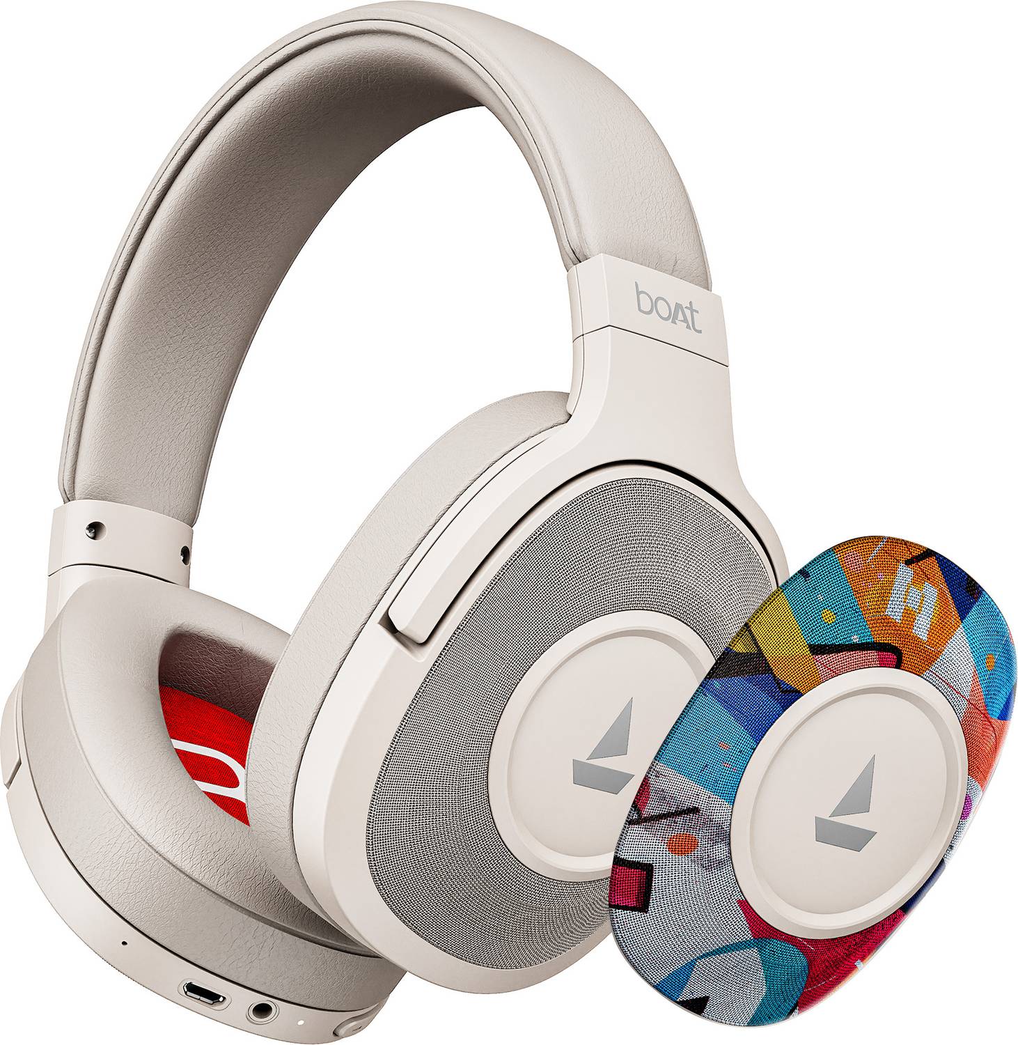 boAt Rockerz Plus 550, Customizable Earcups,100H Battery,Stream A