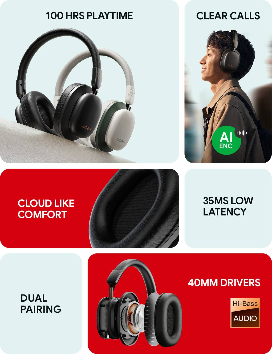 Number Headit Pro 100H Gaming Headset - Image 2