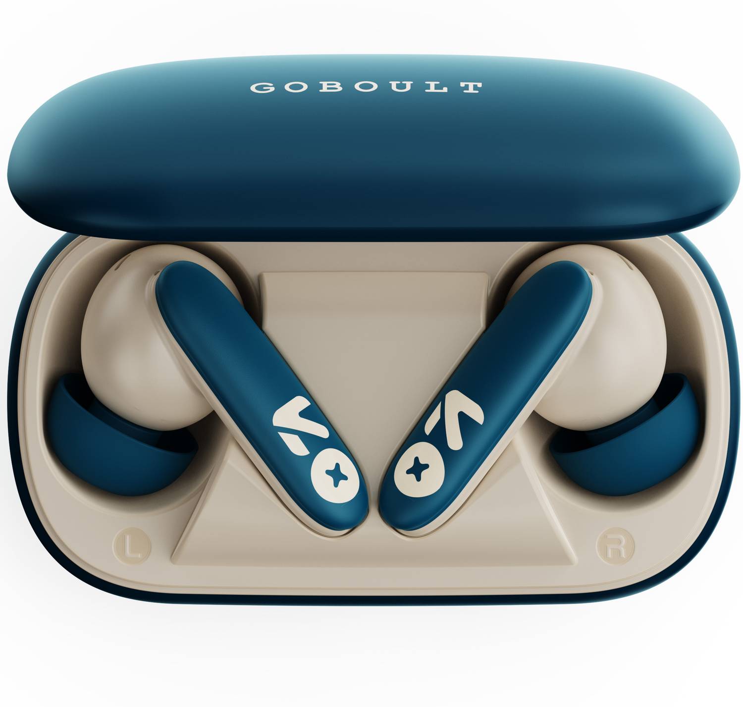 Goboult Y1 v2.0 60Hrs Battery, Ultra Sleek, App Support, Dual Pai