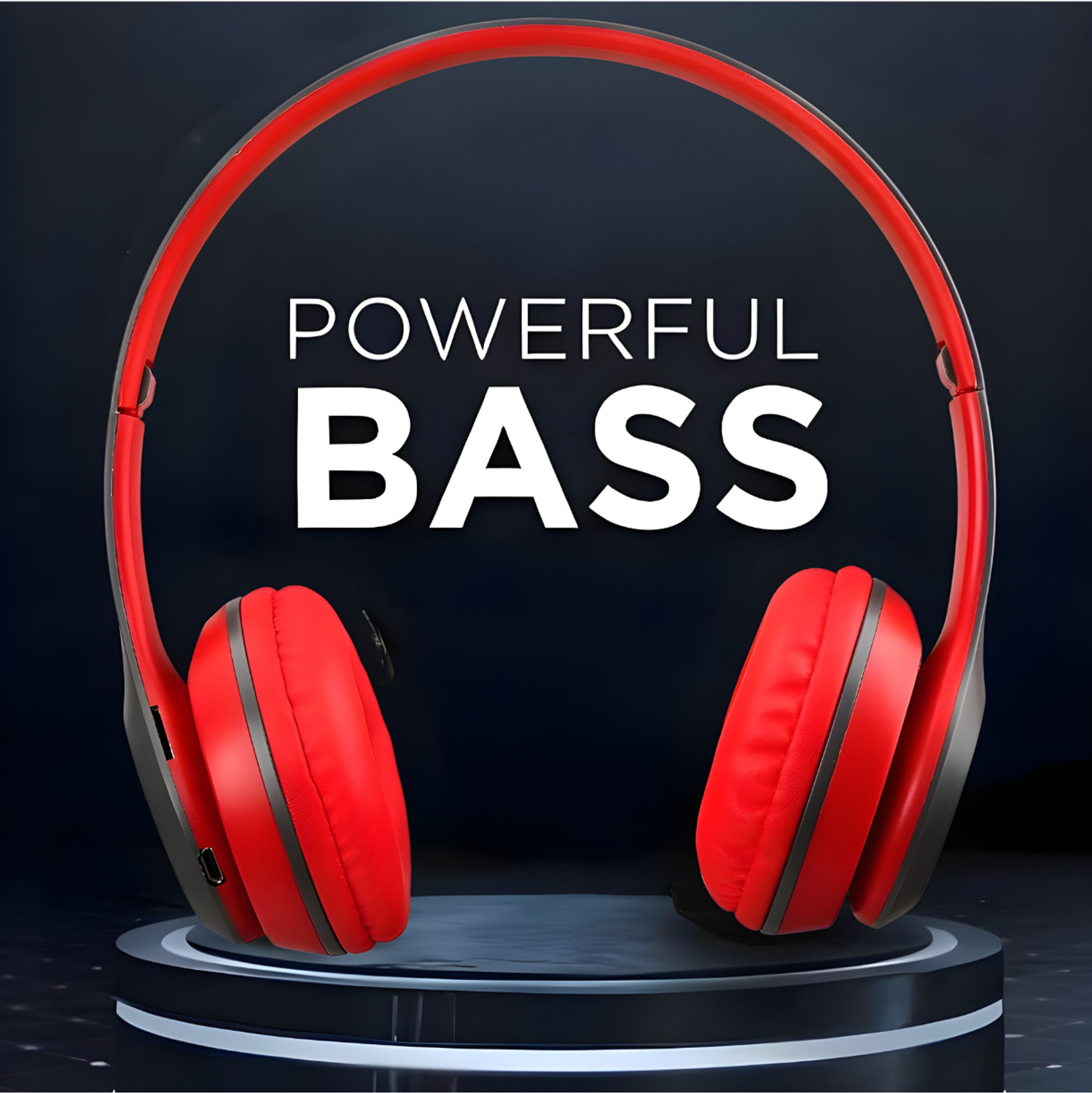 Image of TWS Gaming Over Ear Thunder Beat Sound Lightweight Headphone 6-8 Hour Playback BX Bluetooth & Wired