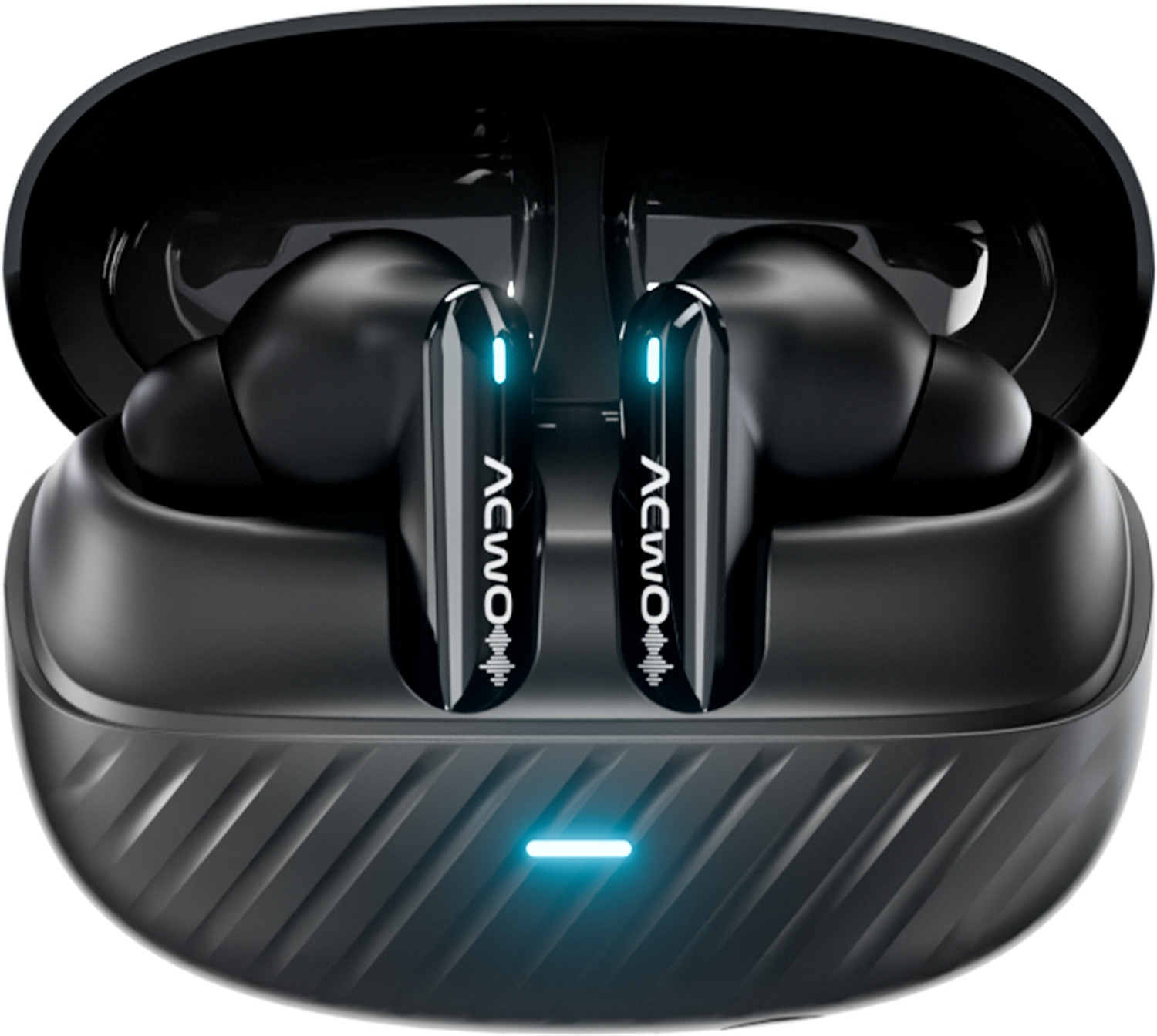 Image of ACwO DwOTS 333 Hybrid ANC 48dB, 6 Mics AI-ENC Earbuds, 120H Playtime, Dual Pairing Bluetooth