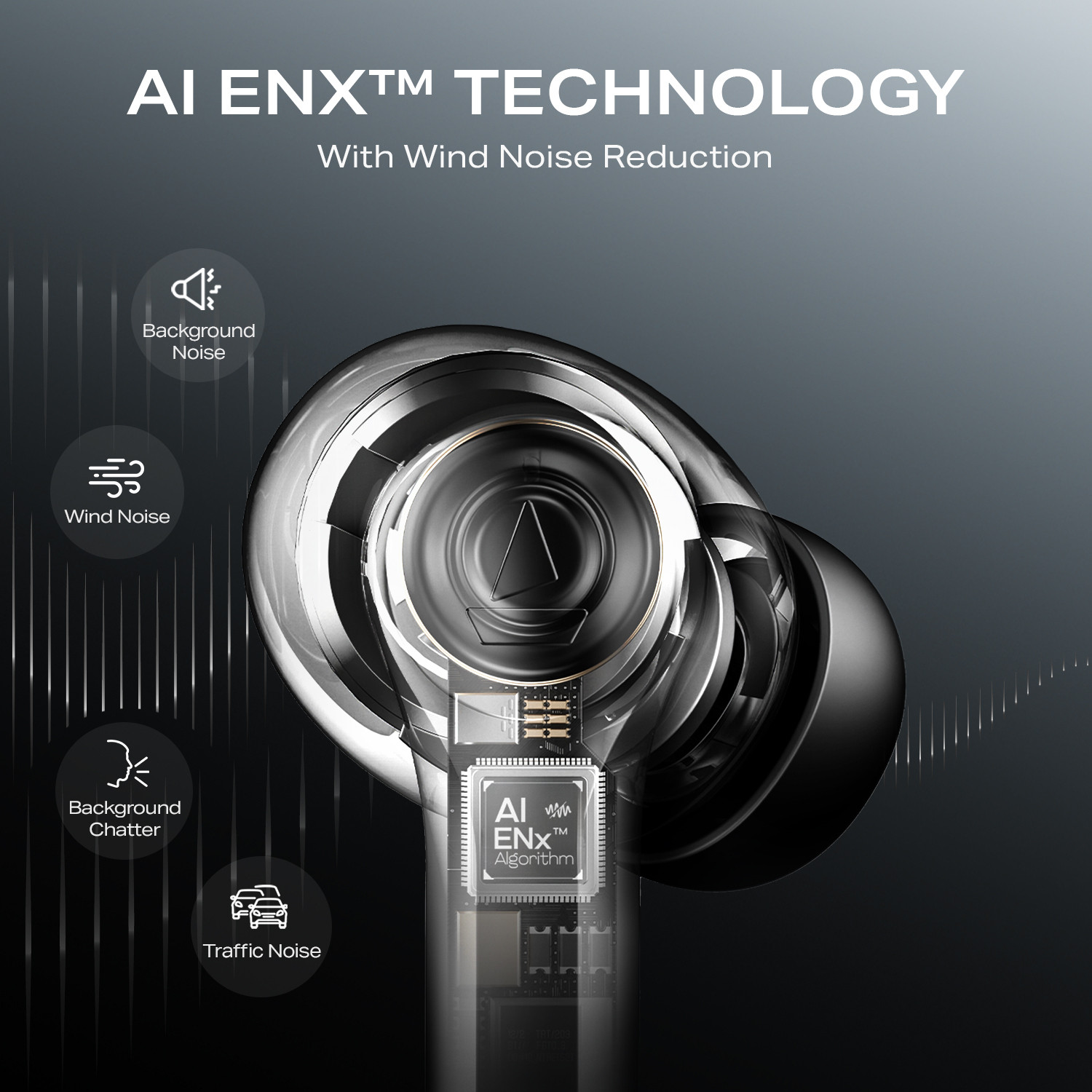 Image of boAt Airdopes Supreme w / 4 Mics AI ENx Tech, 50 HRS Playback,Multi Point Connectivity Bluetooth Headset (Sporty Blue, True Wireless)