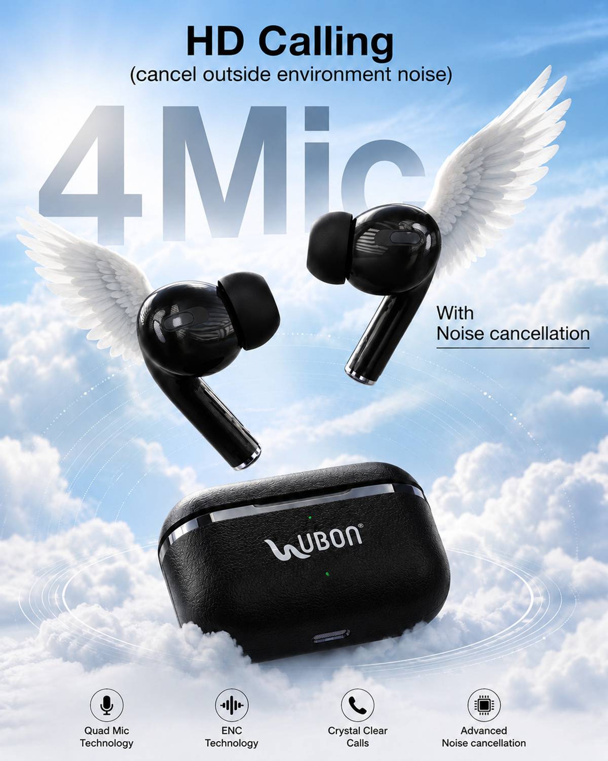 Ubon BT-215 Wireless Earbuds - Image 5