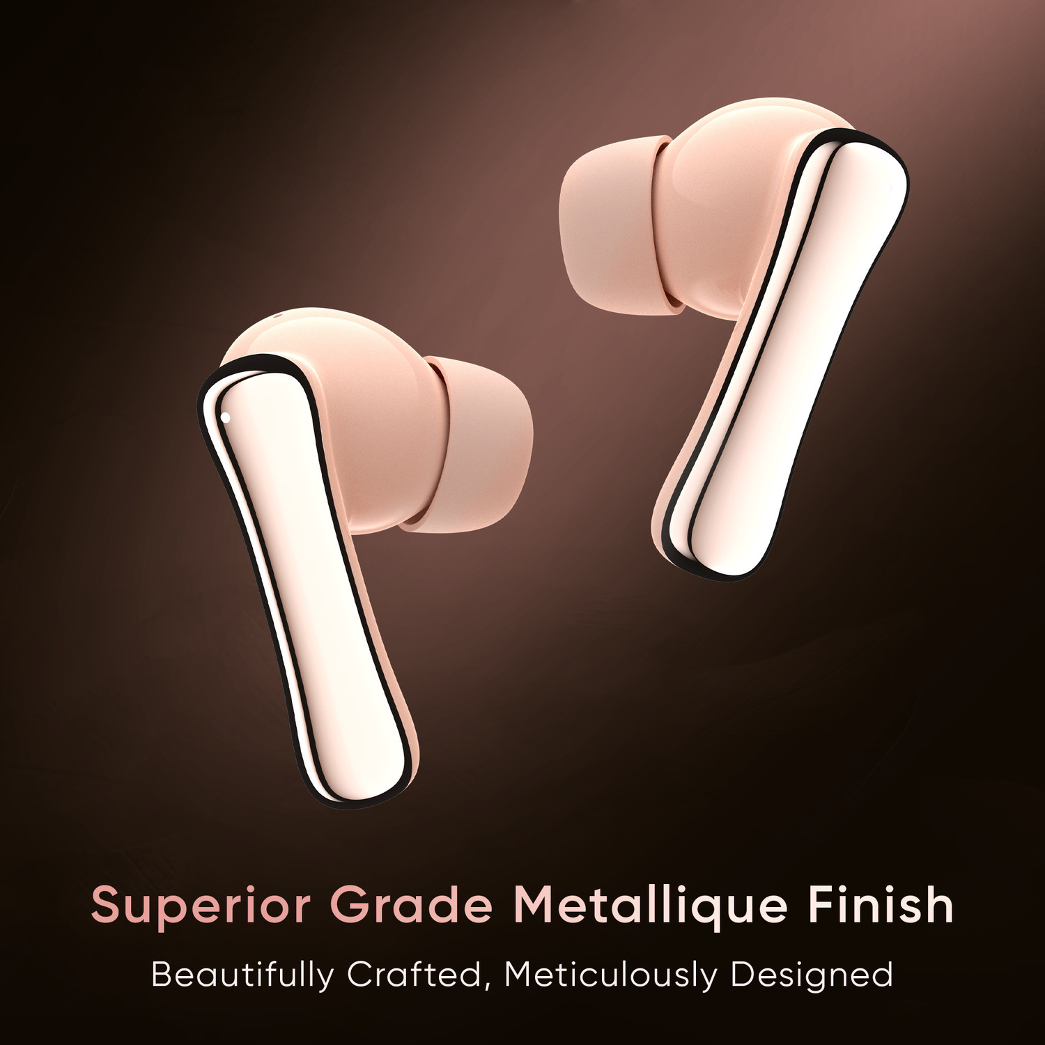 Image of Mivi DuoPods K7 Metallic Finish,AI ENC,50H Playtime,Low Latency Gaming,Rich Bass,5.3 Bluetooth