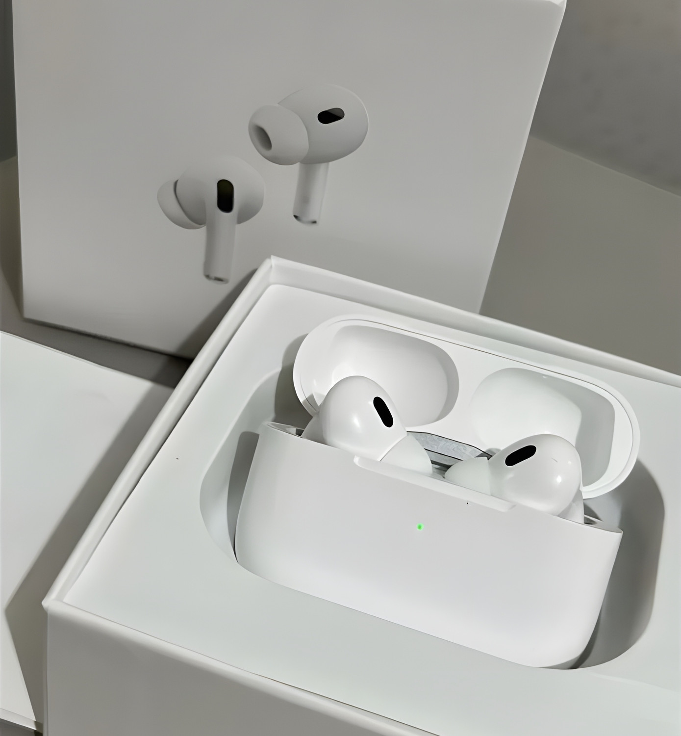 Image of GENCART Aerpods Pro 2 Genration Bluetooth 5.3 Dual Mic 24H Playtime TWS for Android iOS Bluetooth