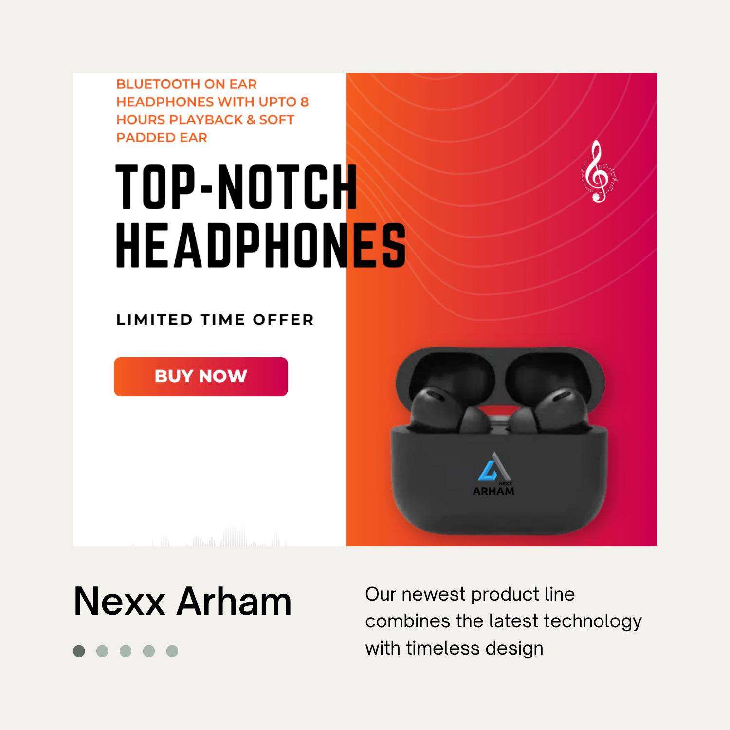 NEXX ARHAM WIRELES TWINS WITH GOOD BACKUP AND GOOD SOUND QUALITY WITH STRONG DRIVE Bluetooth